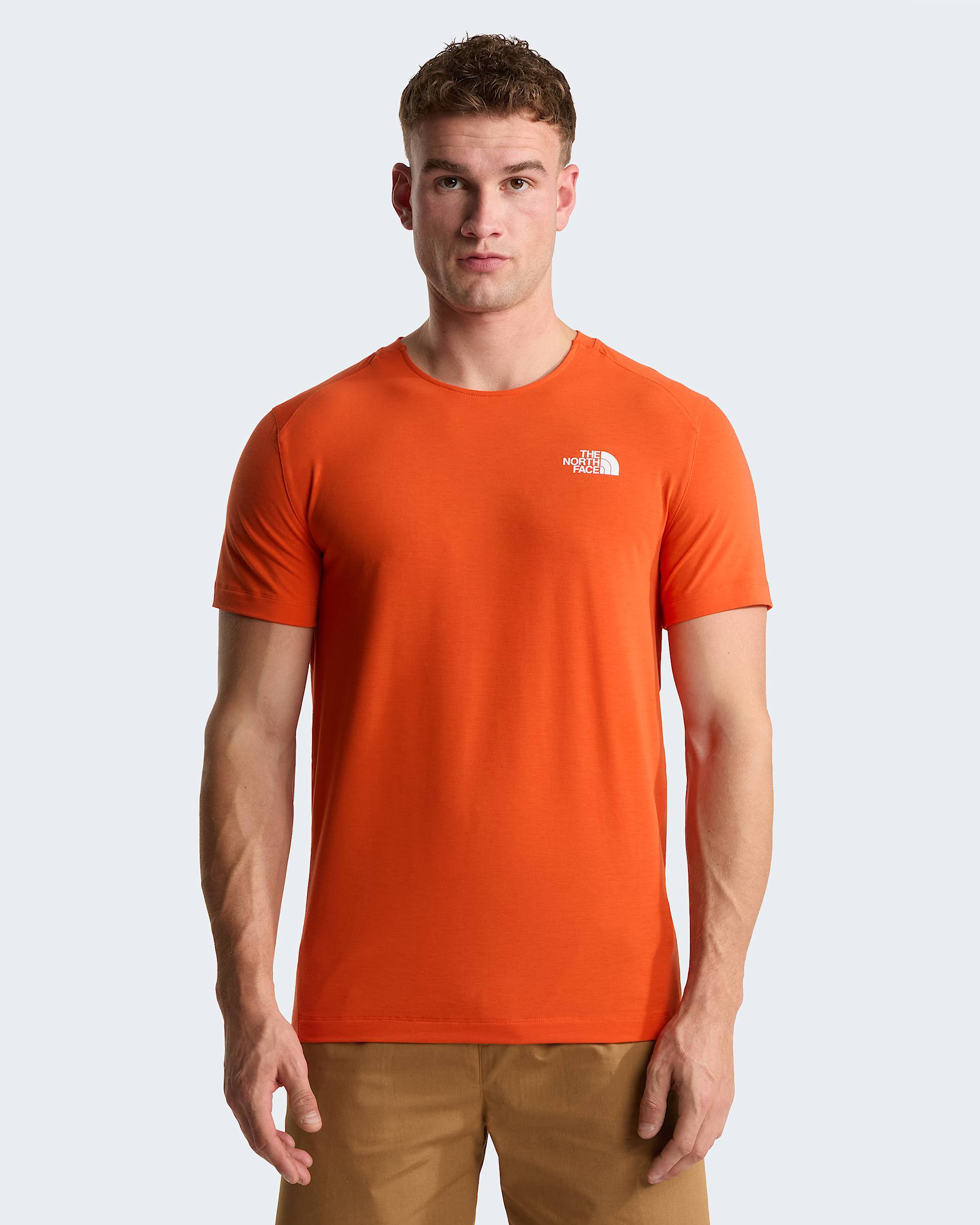 Mens Lightning Alpine TShirt TNF Lava Red HERO