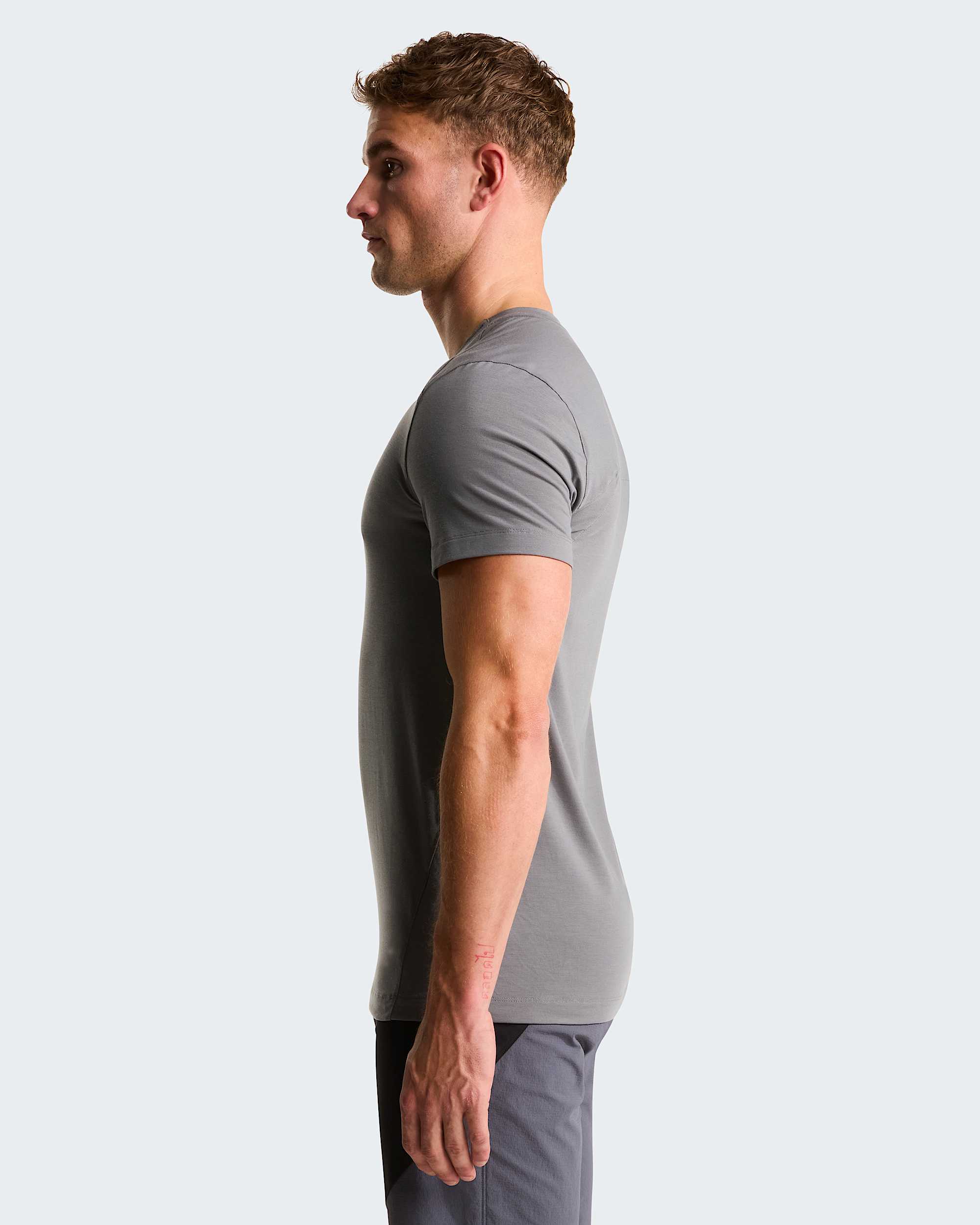 Mens Lightning Alpine TShirt TNF Smoked Pearl ALT2