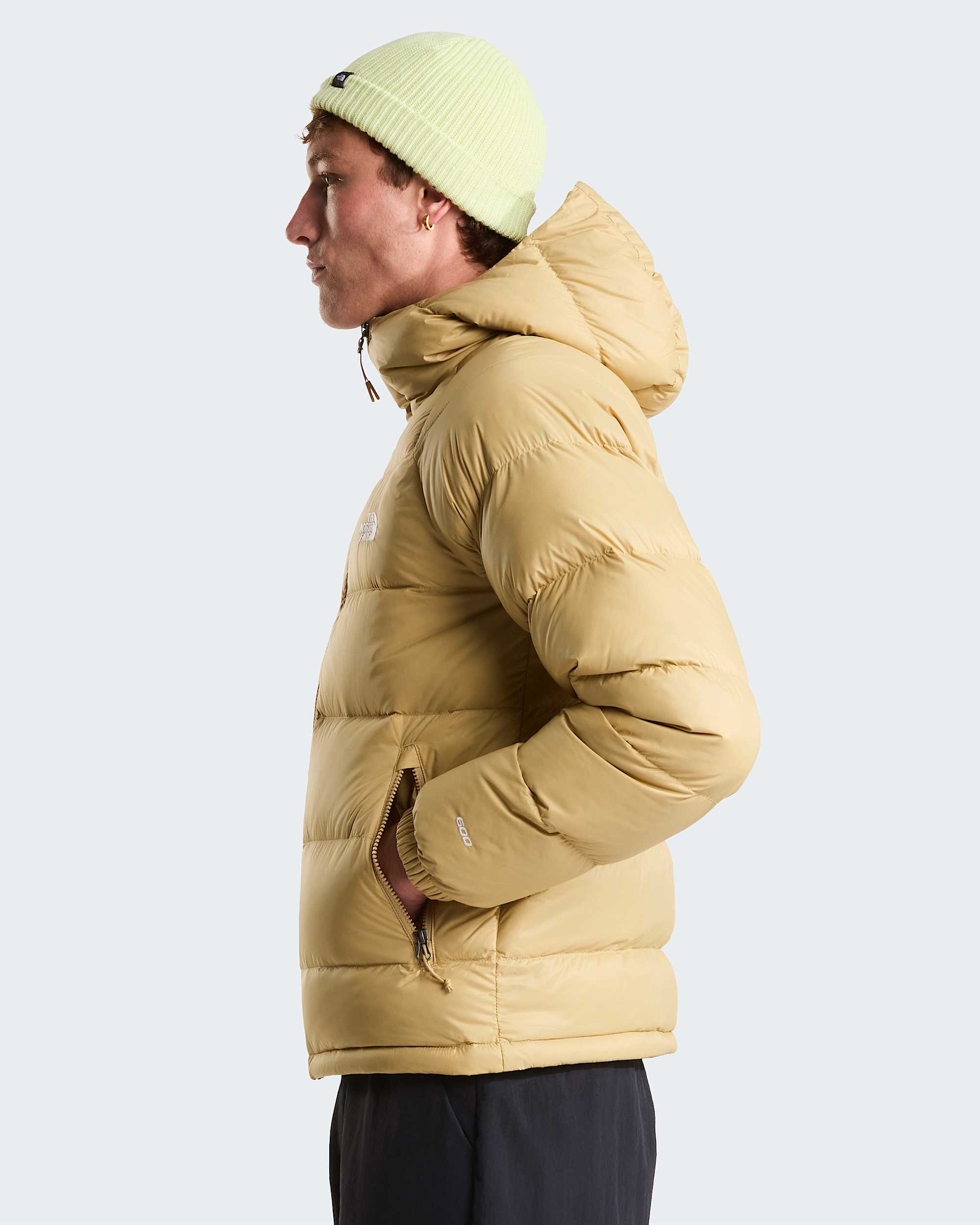 Chaqueta de plumn con capucha Hydrenalite para hombre TNF Khaki Stone ALT2