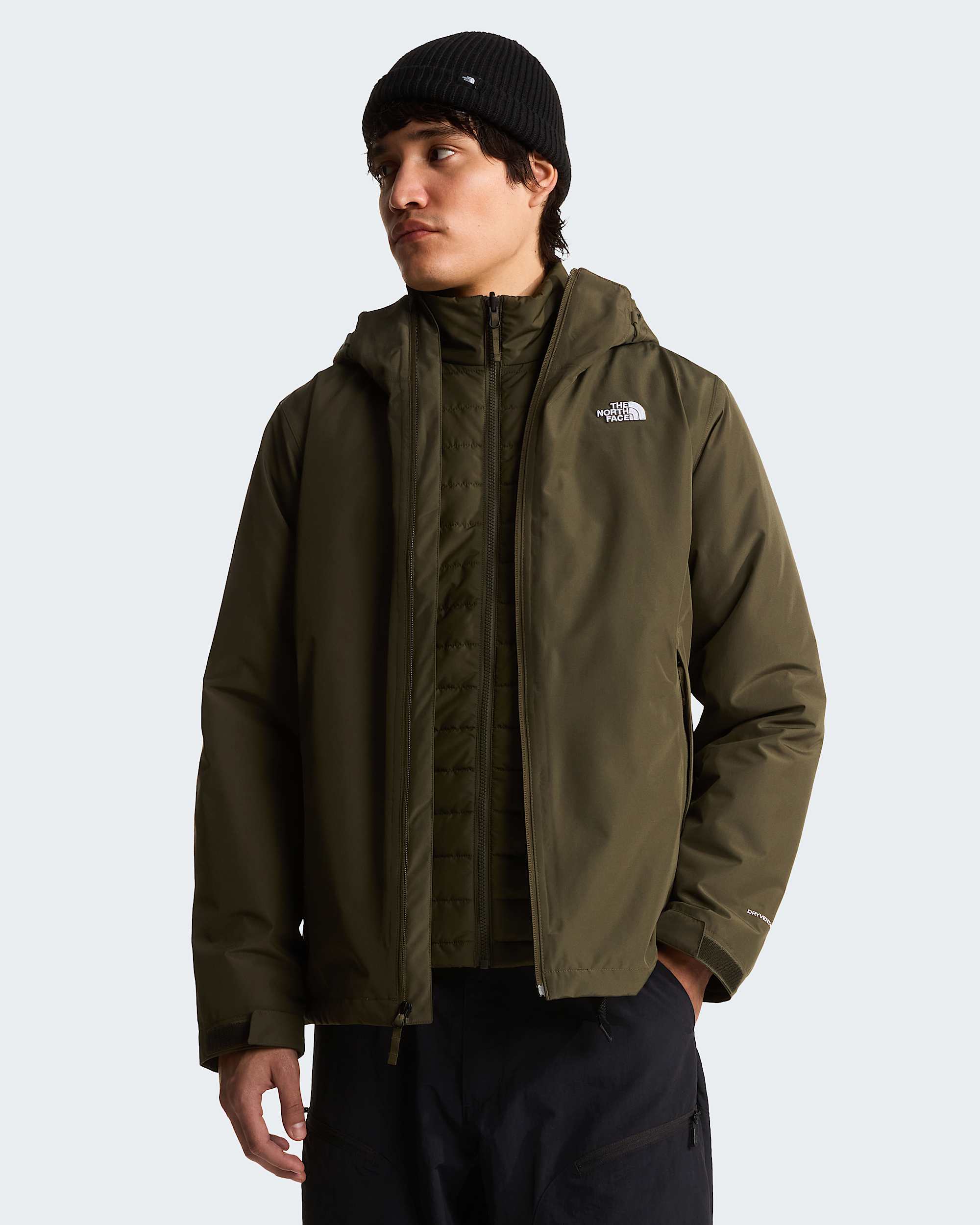 THE NORTH FACE MA-1 NY81510 カーキ L Men's Carto Mono Triclimate 3-in-1 Hooded Jacket | The North Face UK
