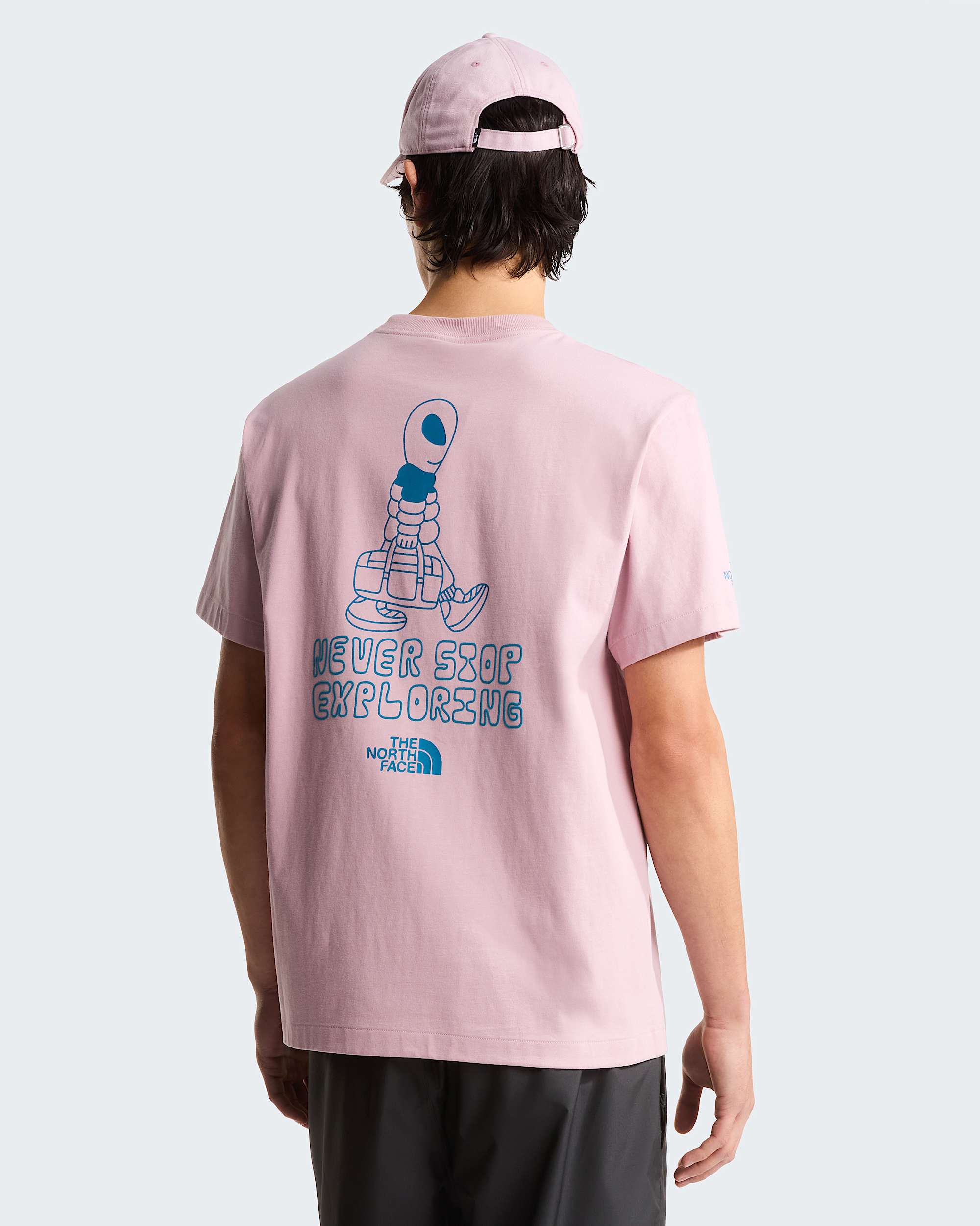 Mens Alien Relaxed Graphic TShirt TNF HERO