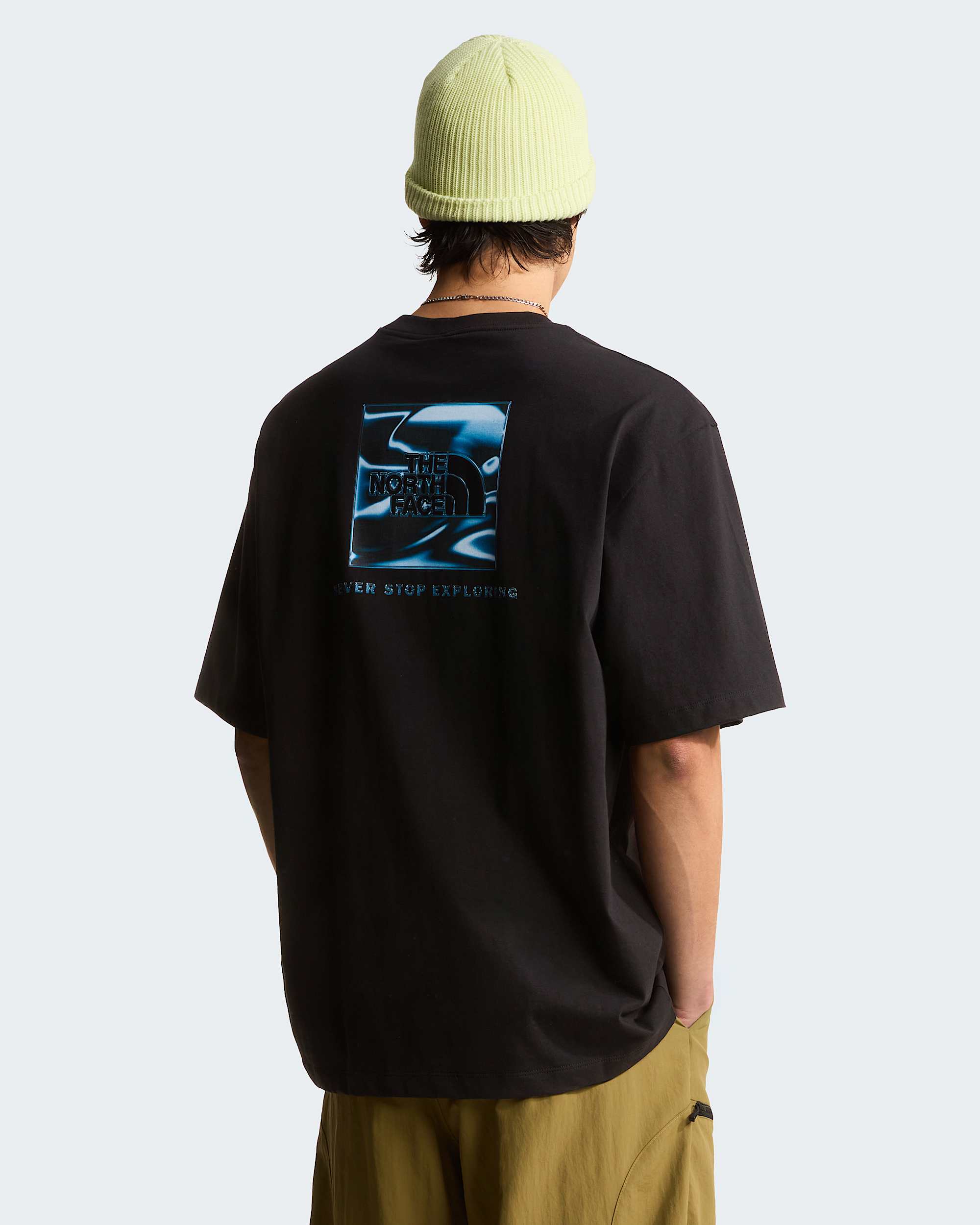 Camiseta holgada con estampado grfico NSE Box Liquid para hombre TNF HERO