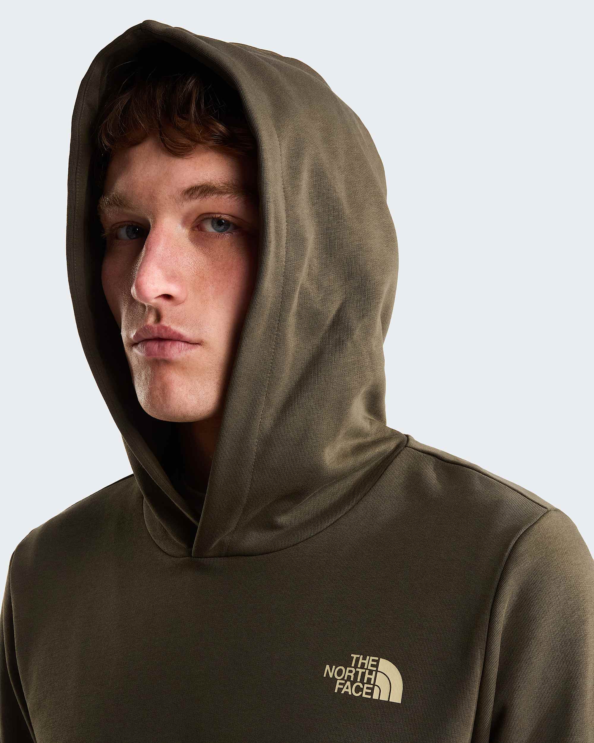 Sudadera recta con capucha y estampado grfico Monte para hombre TNF ALT4