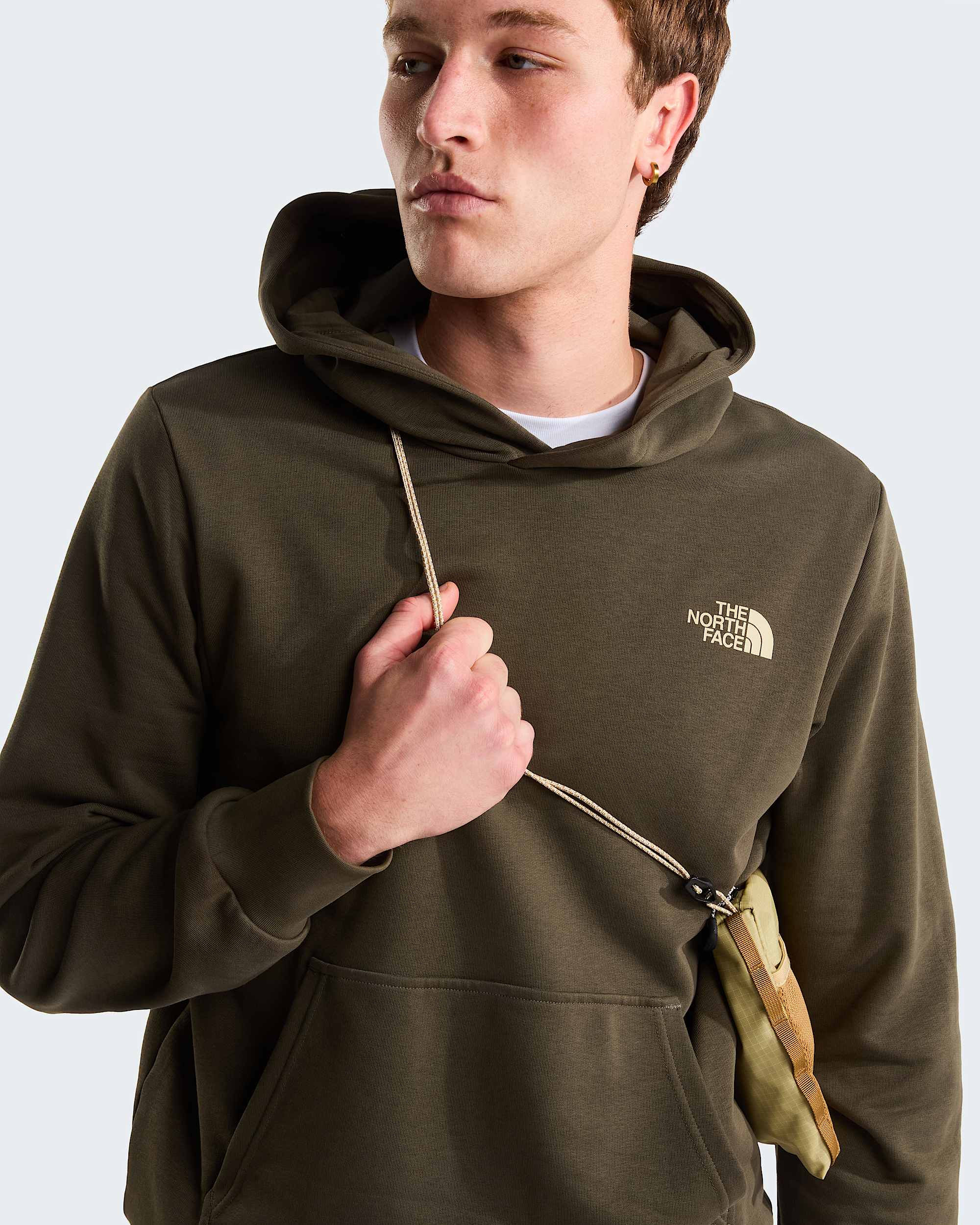 Sudadera recta con capucha y estampado grfico Monte para hombre TNF ALT7