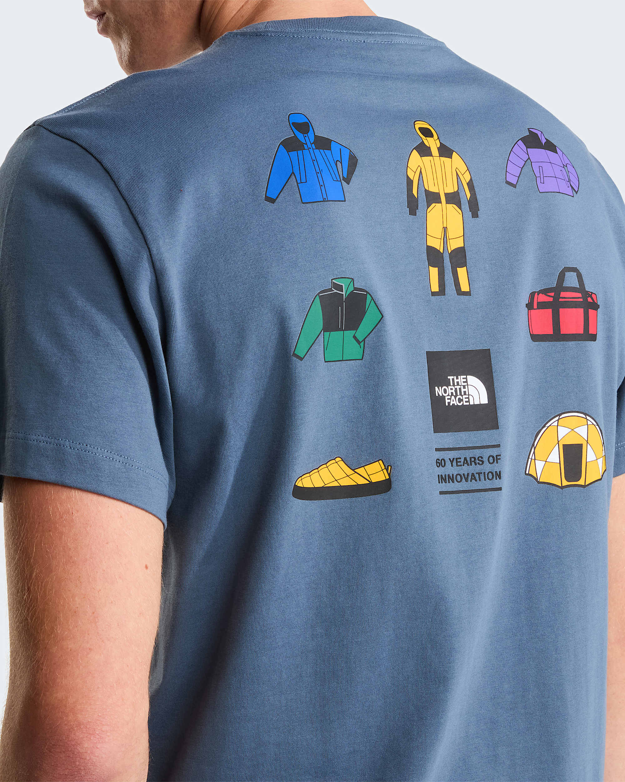 Mens Icon Celebration Regular Graphic TShirt TNF ALT5