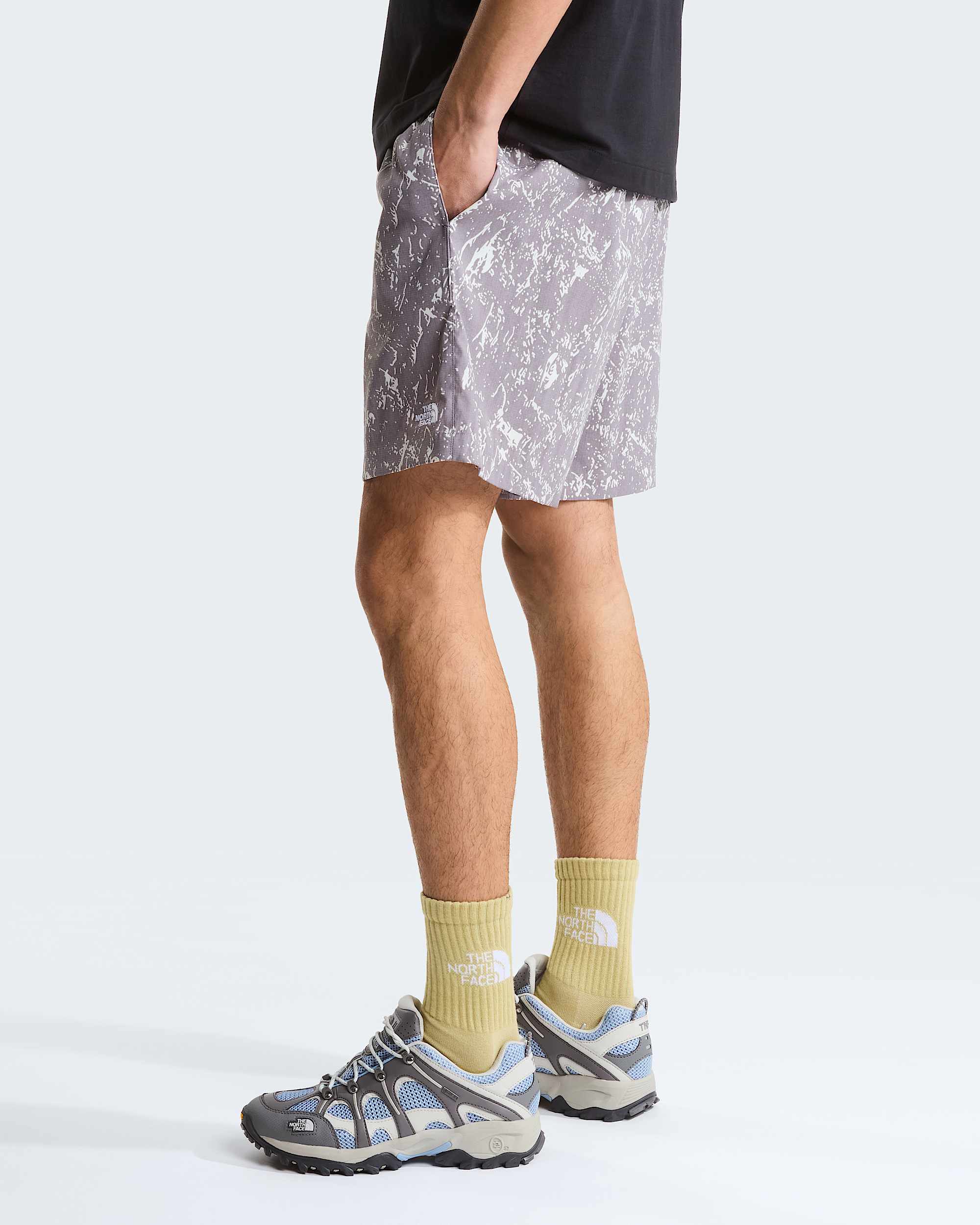 Mens Class V Pathfinder 7 Printed PullOn Shorts TNF ALT2