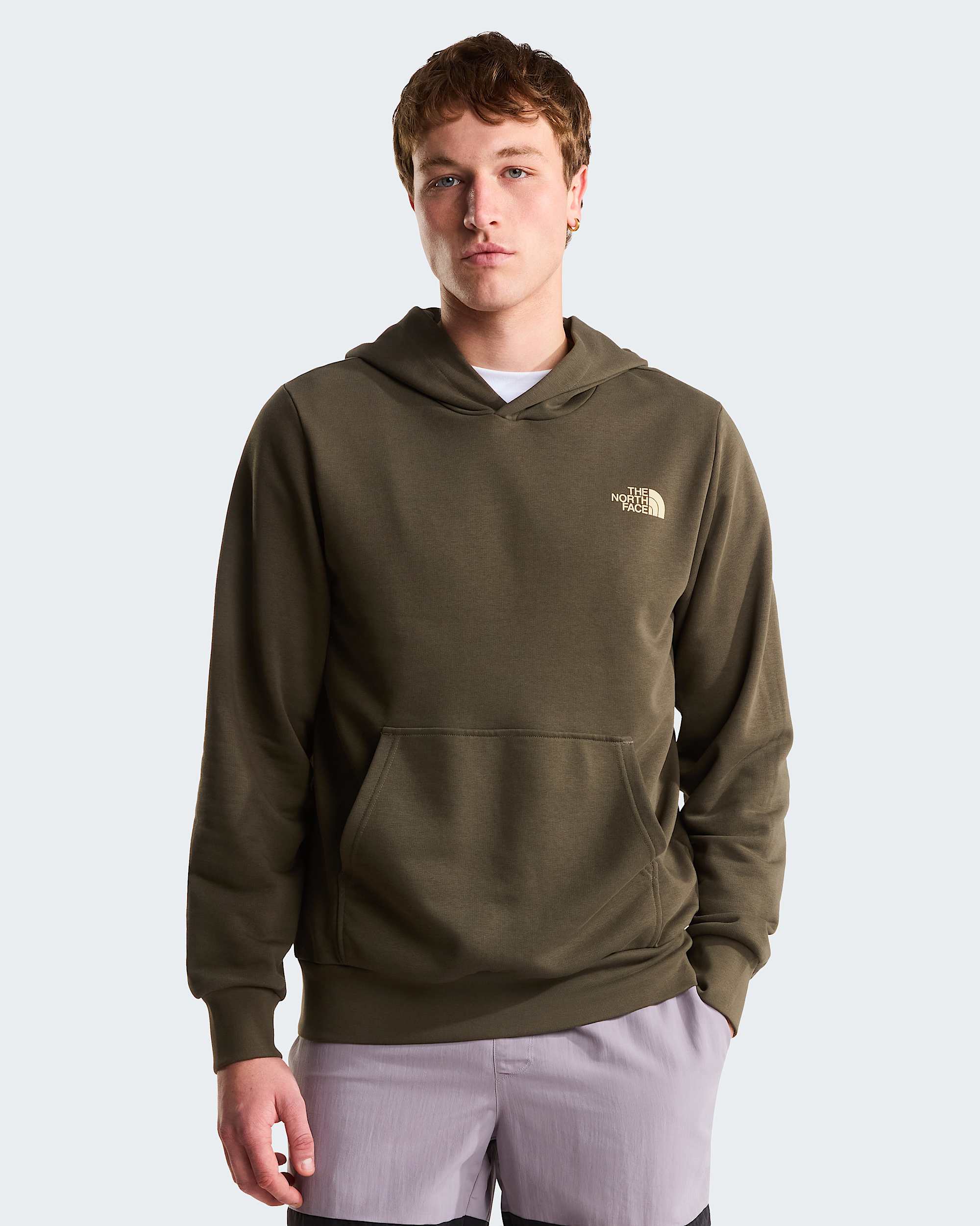 Sudadera recta con capucha y estampado grfico Monte para hombre TNF ALT1