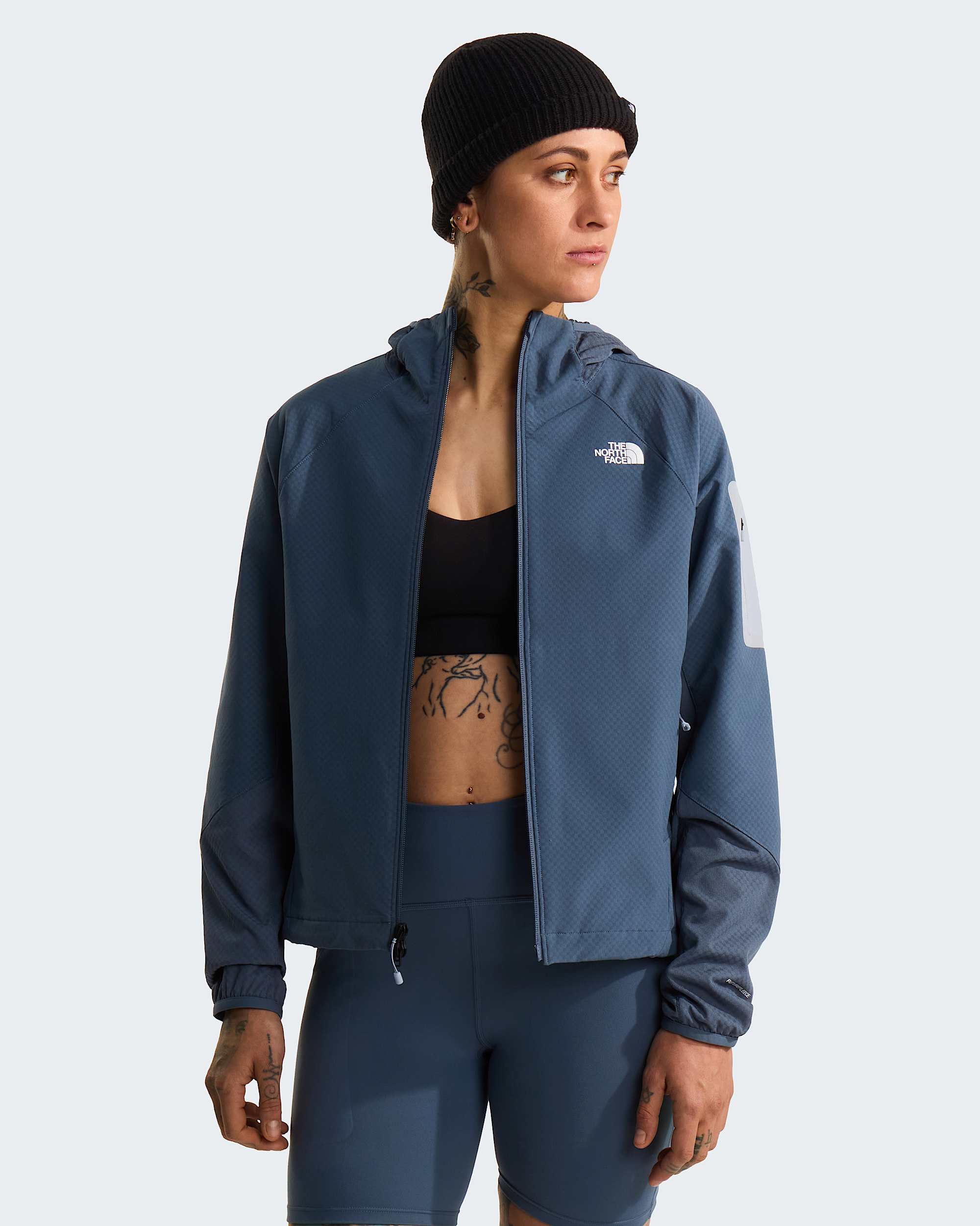 Veste dapproche hybride zippe  capuche Tek pour femme TNF ALT4