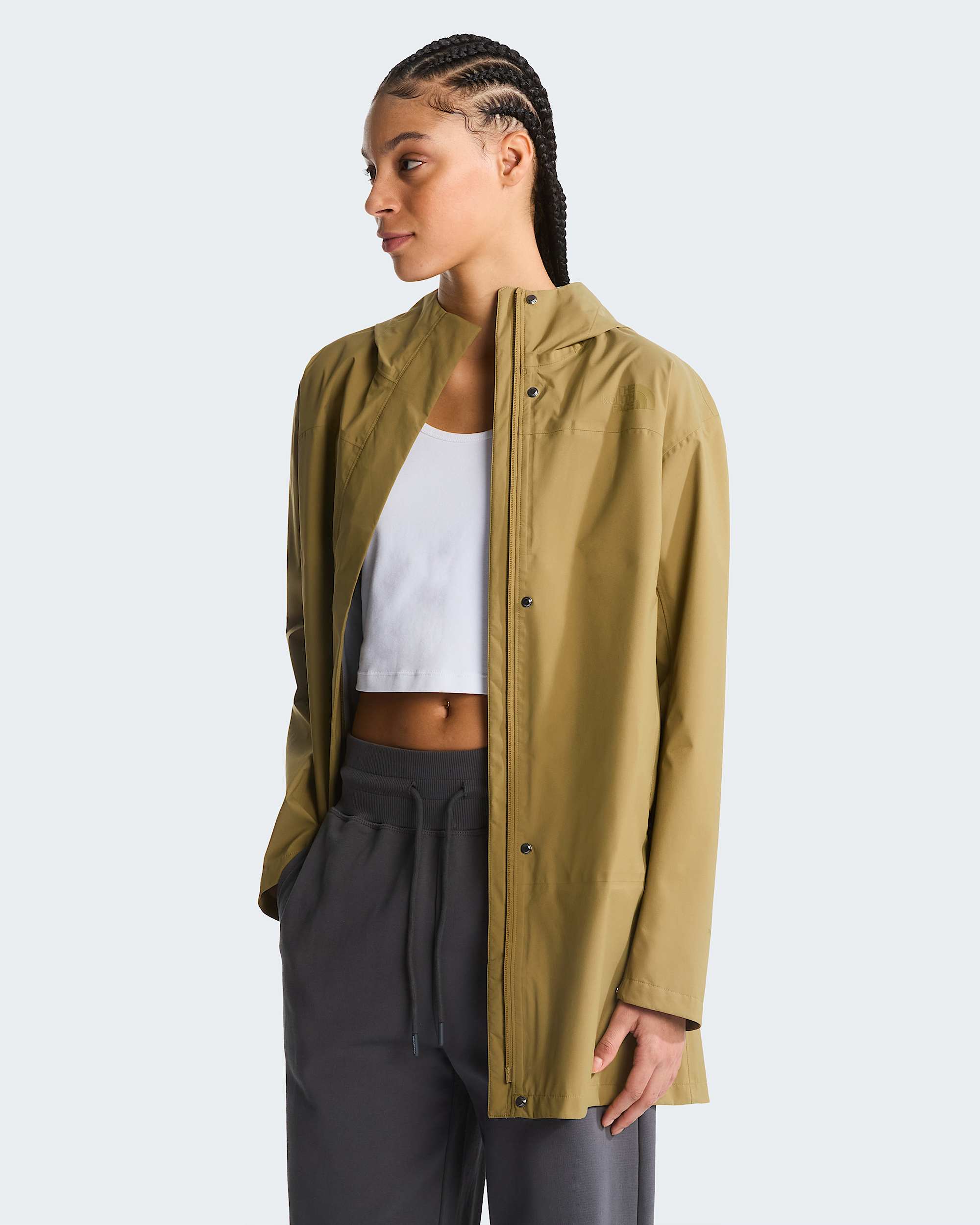 Womens Voyage Rain 3L Hooded Parka TNF ALT4