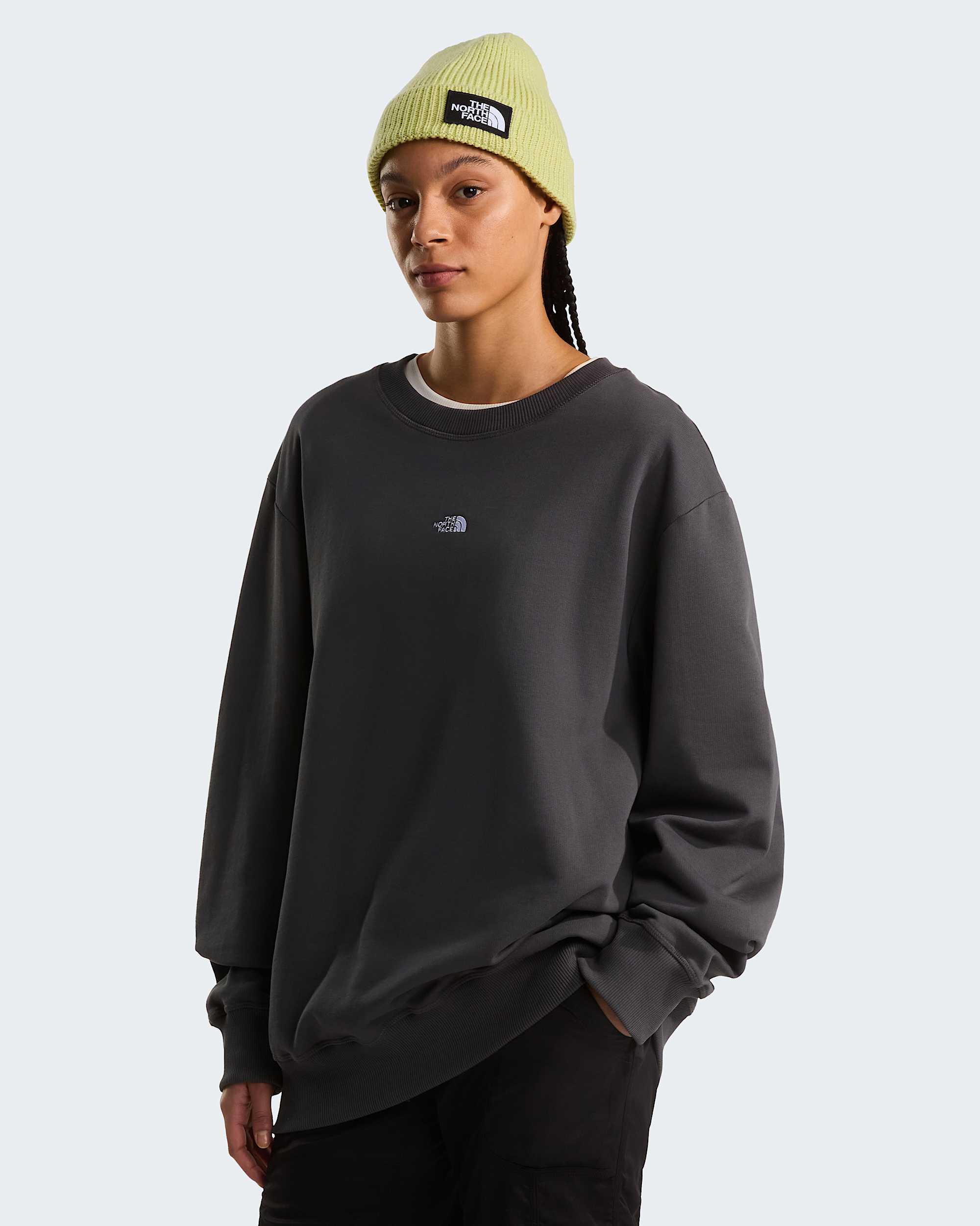 Felpa Essential Light Relaxed unisex TNF Anthracite Grey ALT8