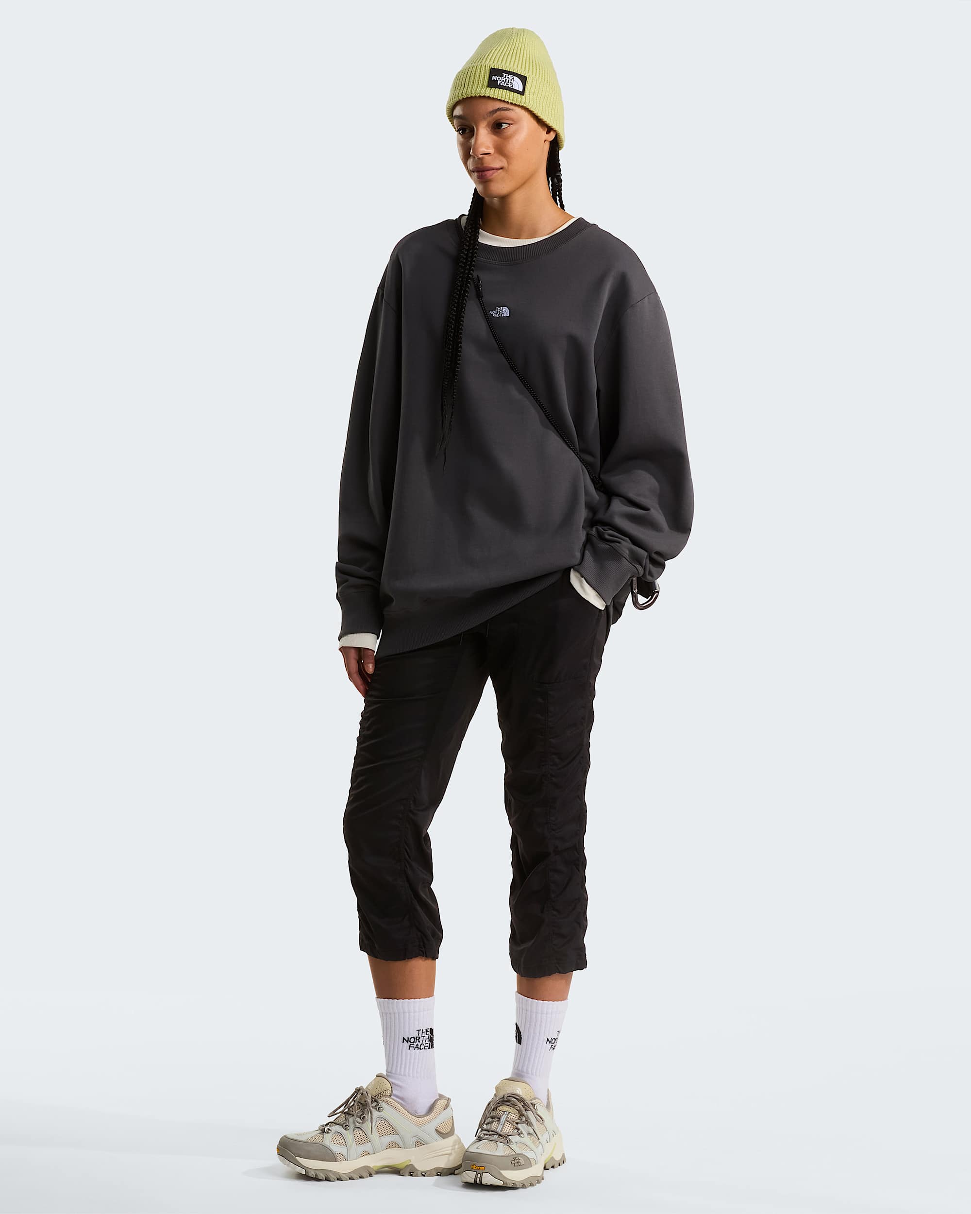 Felpa Essential Light Relaxed unisex TNF Anthracite Grey ALT9
