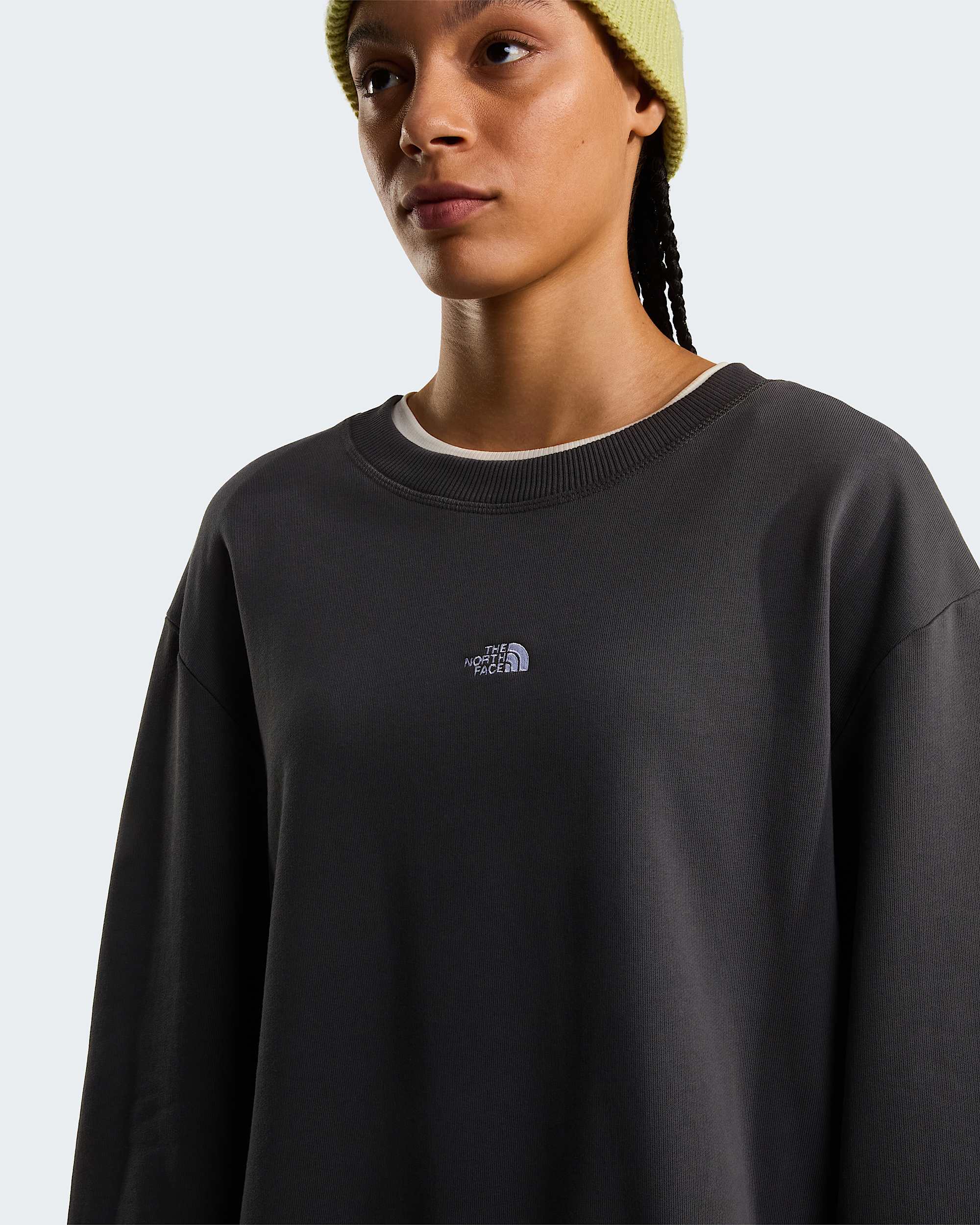 Felpa Essential Light Relaxed unisex TNF Anthracite Grey ALT12