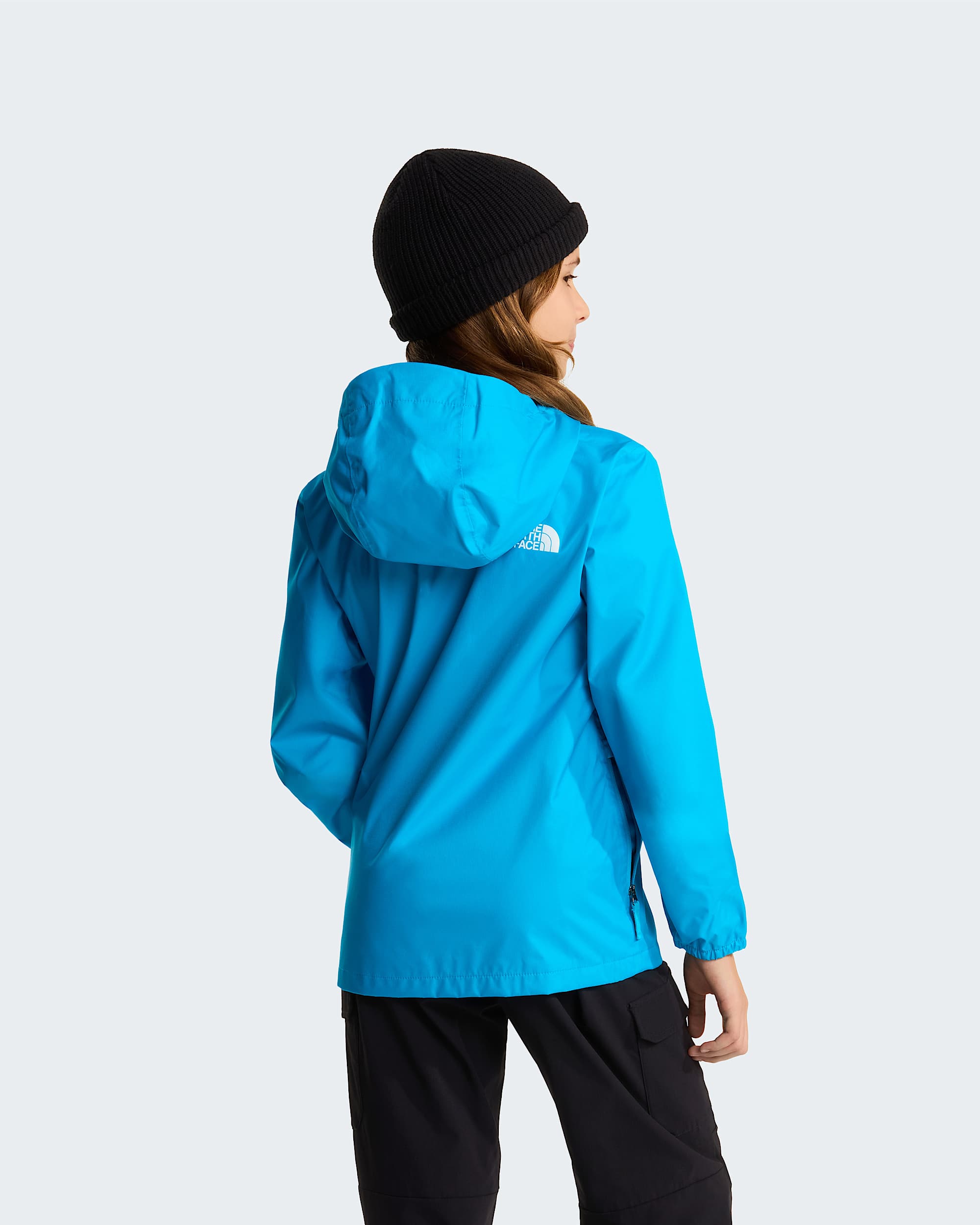 Giacca da pioggia Zipline da ragazzi TNF Meridian Blue ALT11