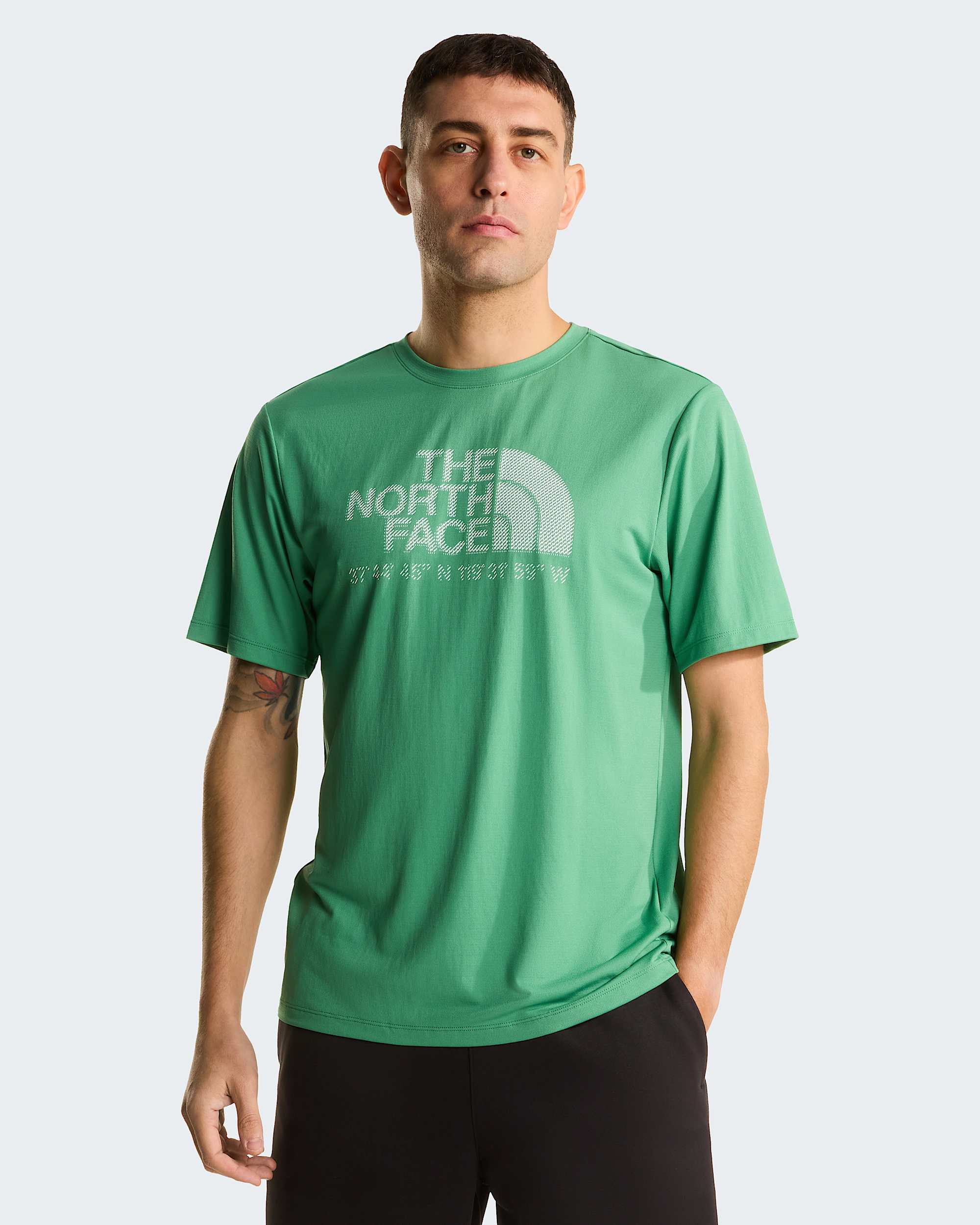 Mens 247 Logo Graphic TShirt TNF HERO