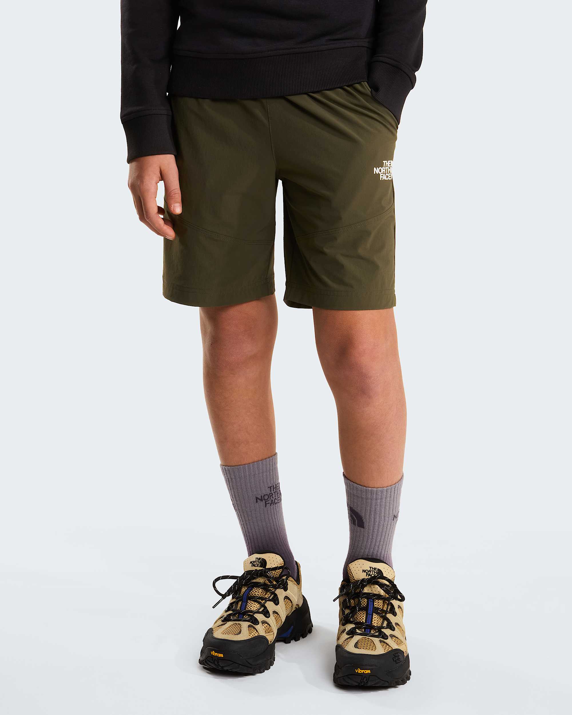 Teens Lightweight Hiking Shorts TNF HERO