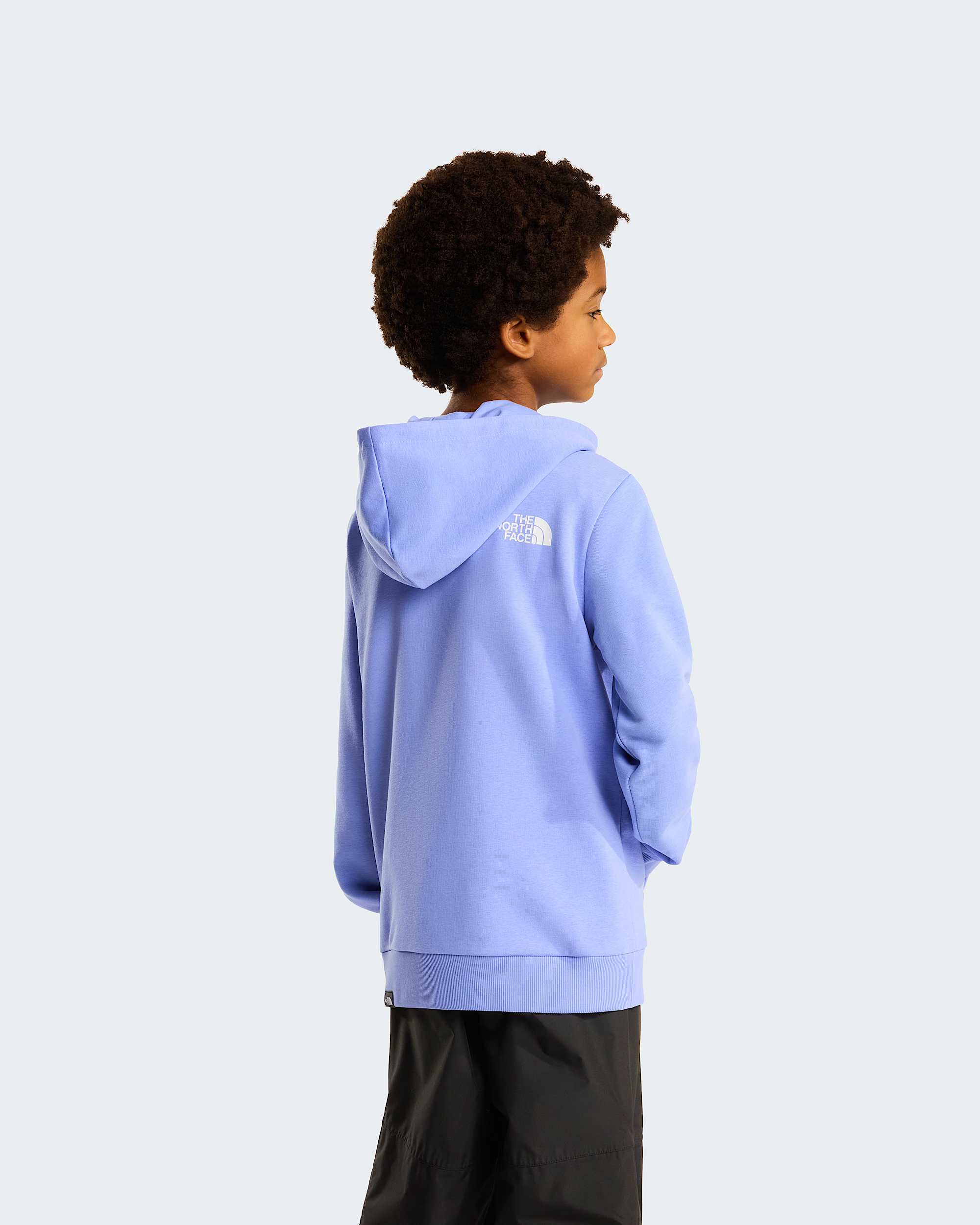 Simple Dome leichter  normal geschnittener Kapuzenpulli fr Jugendliche TNF Periwinkle Glow ALT3