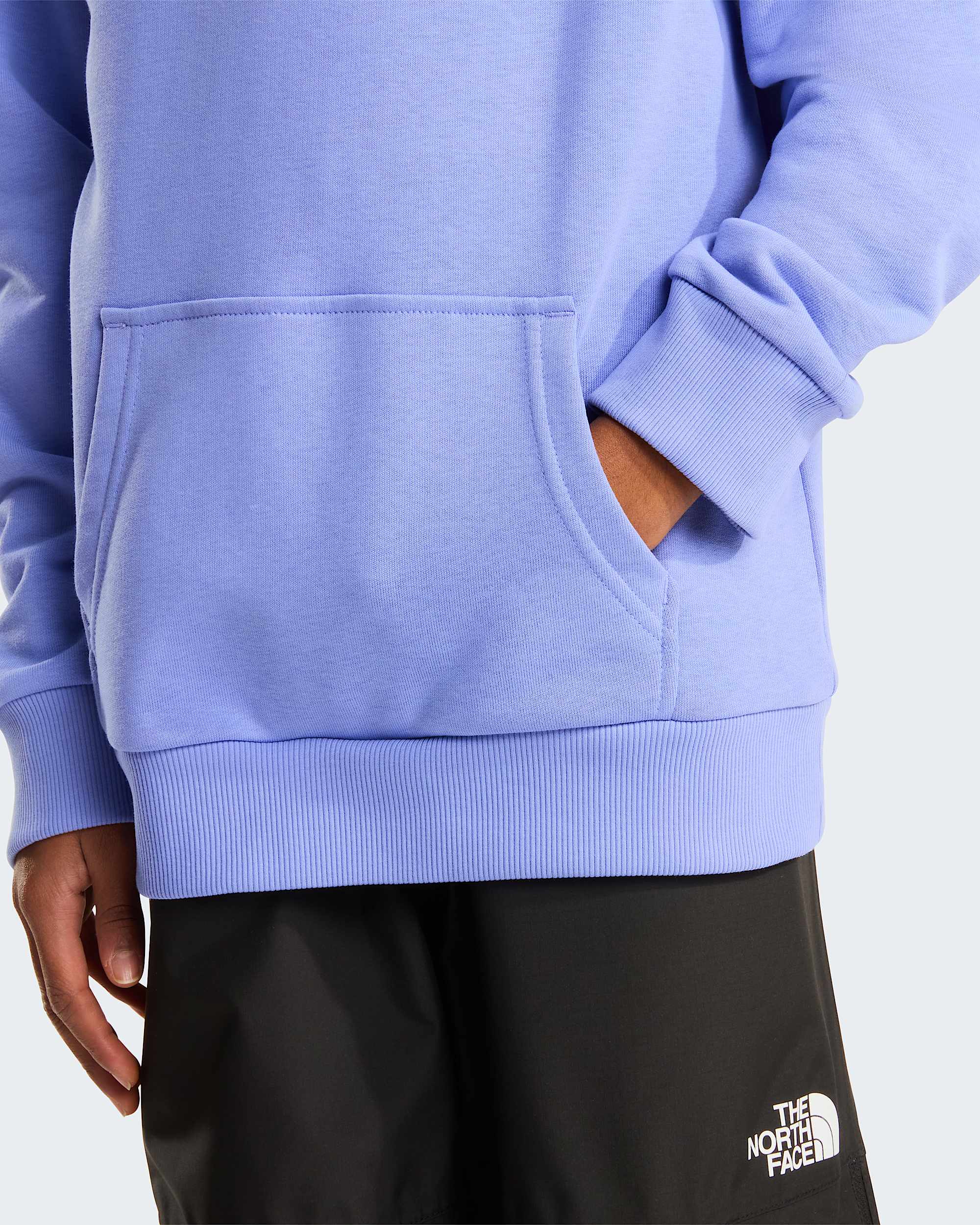 Simple Dome leichter  normal geschnittener Kapuzenpulli fr Jugendliche TNF Periwinkle Glow ALT5