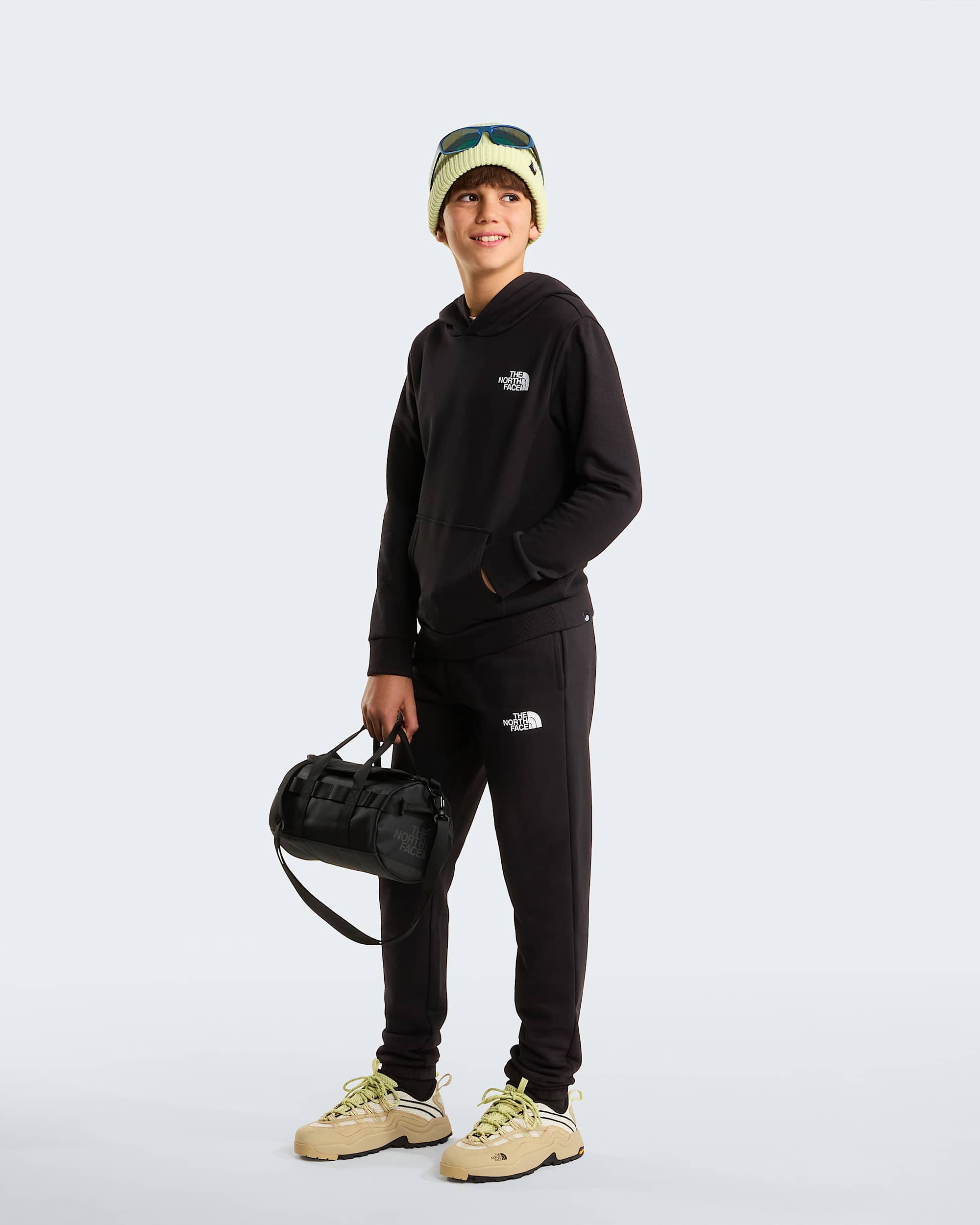 Simple Dome Light Regularhoodie voor tieners TNF TNF Black ALT1