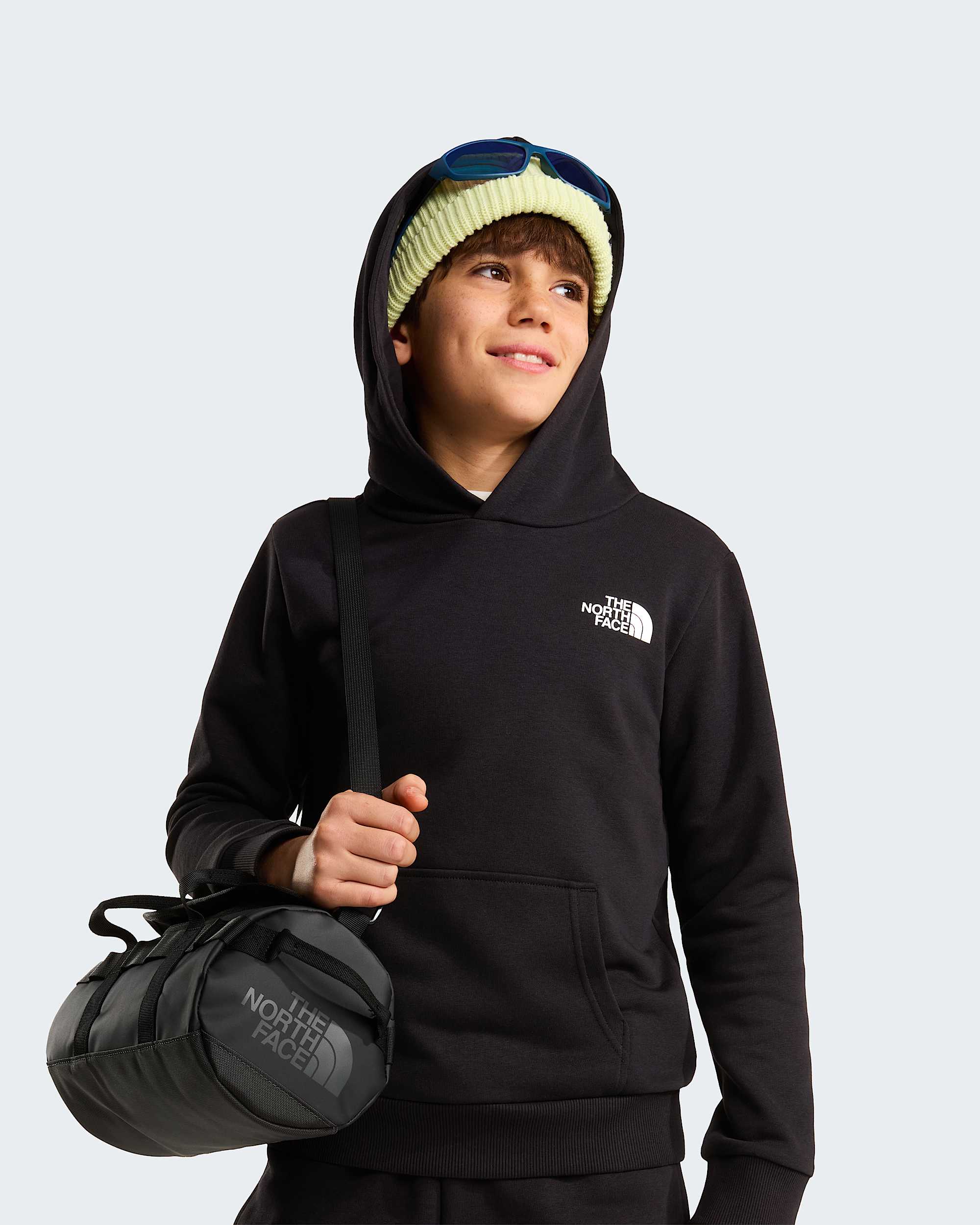Simple Dome Light Regularhoodie voor tieners TNF TNF Black ALT6