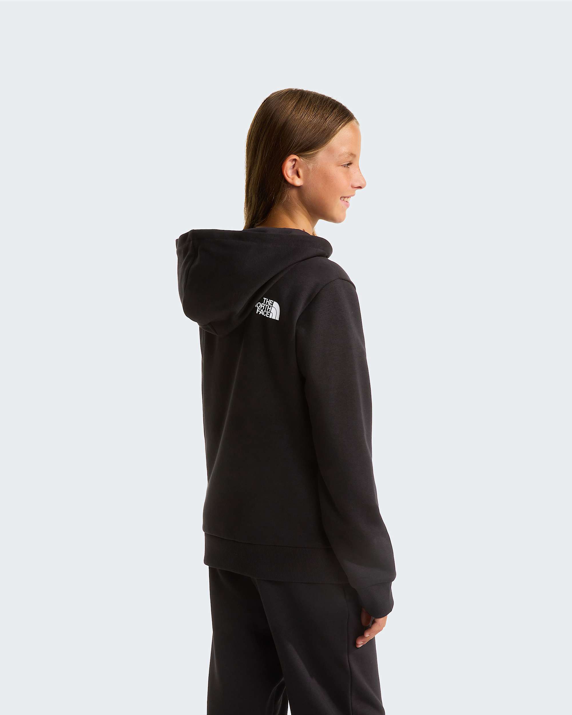 Simple Dome Light Regularhoodie voor tieners TNF TNF Black ALT9