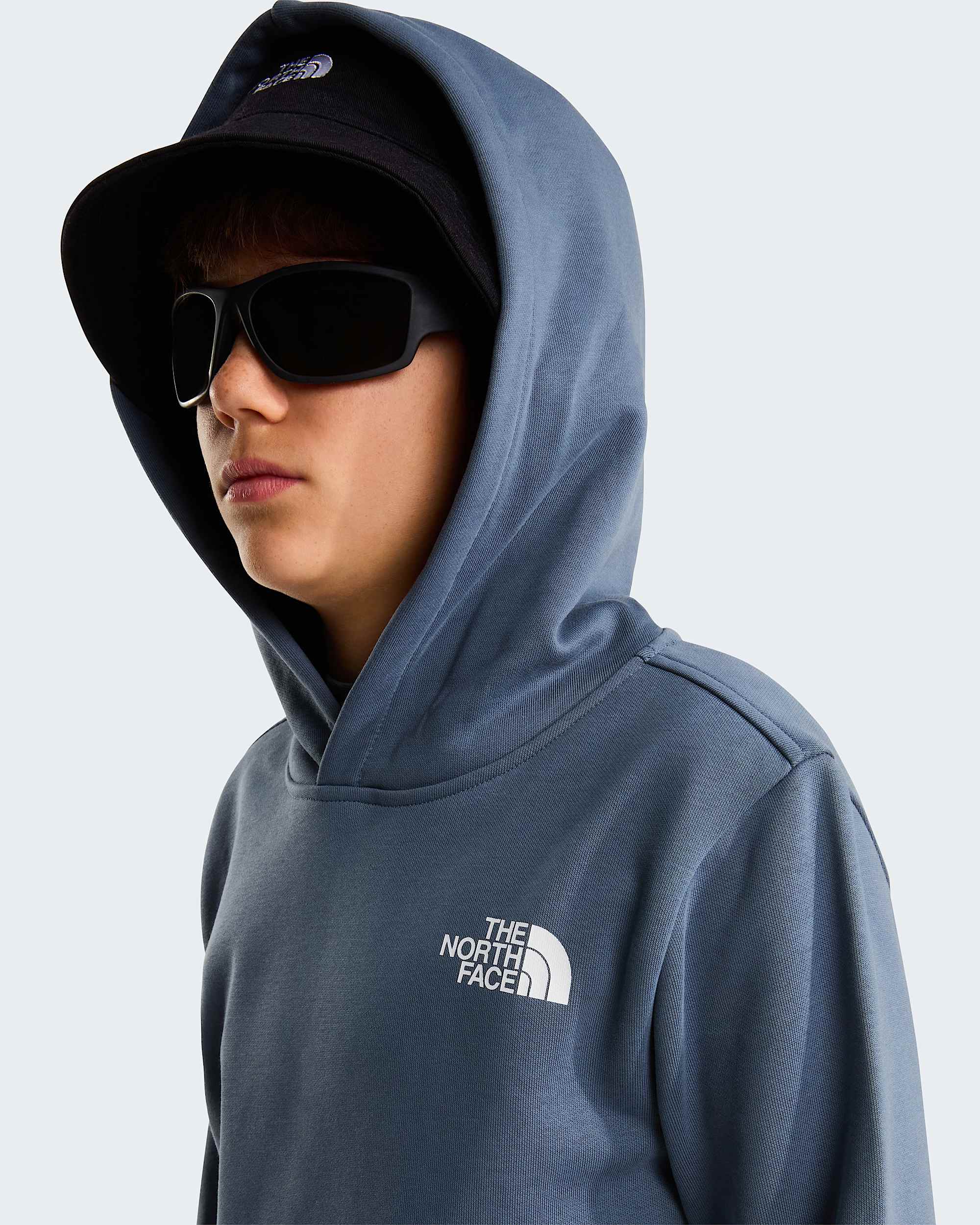 NSE Box Kapuzenpulli fr Jugendliche TNF Granite Grey ALT4
