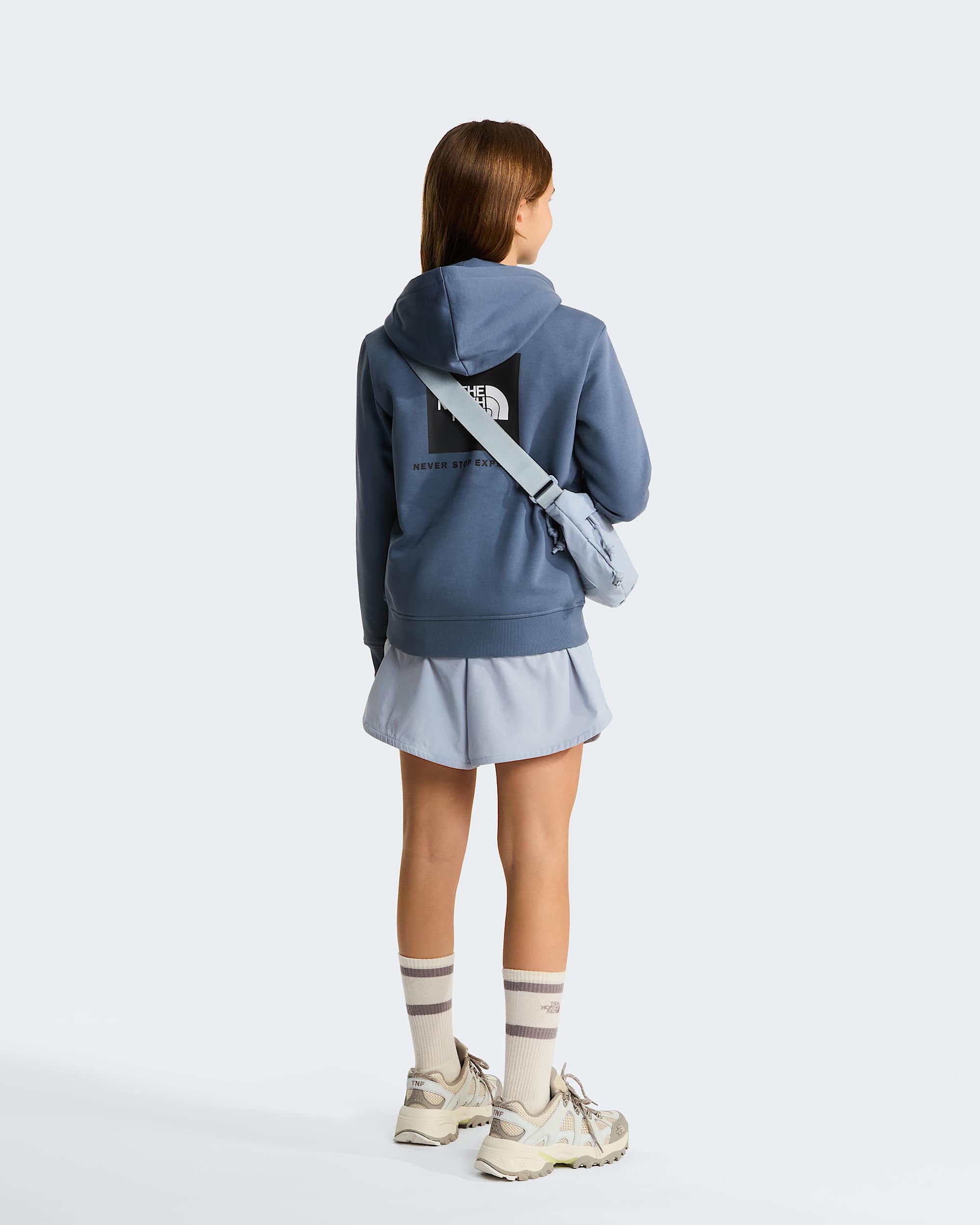 NSE Box Kapuzenpulli fr Jugendliche TNF Granite Grey ALT10