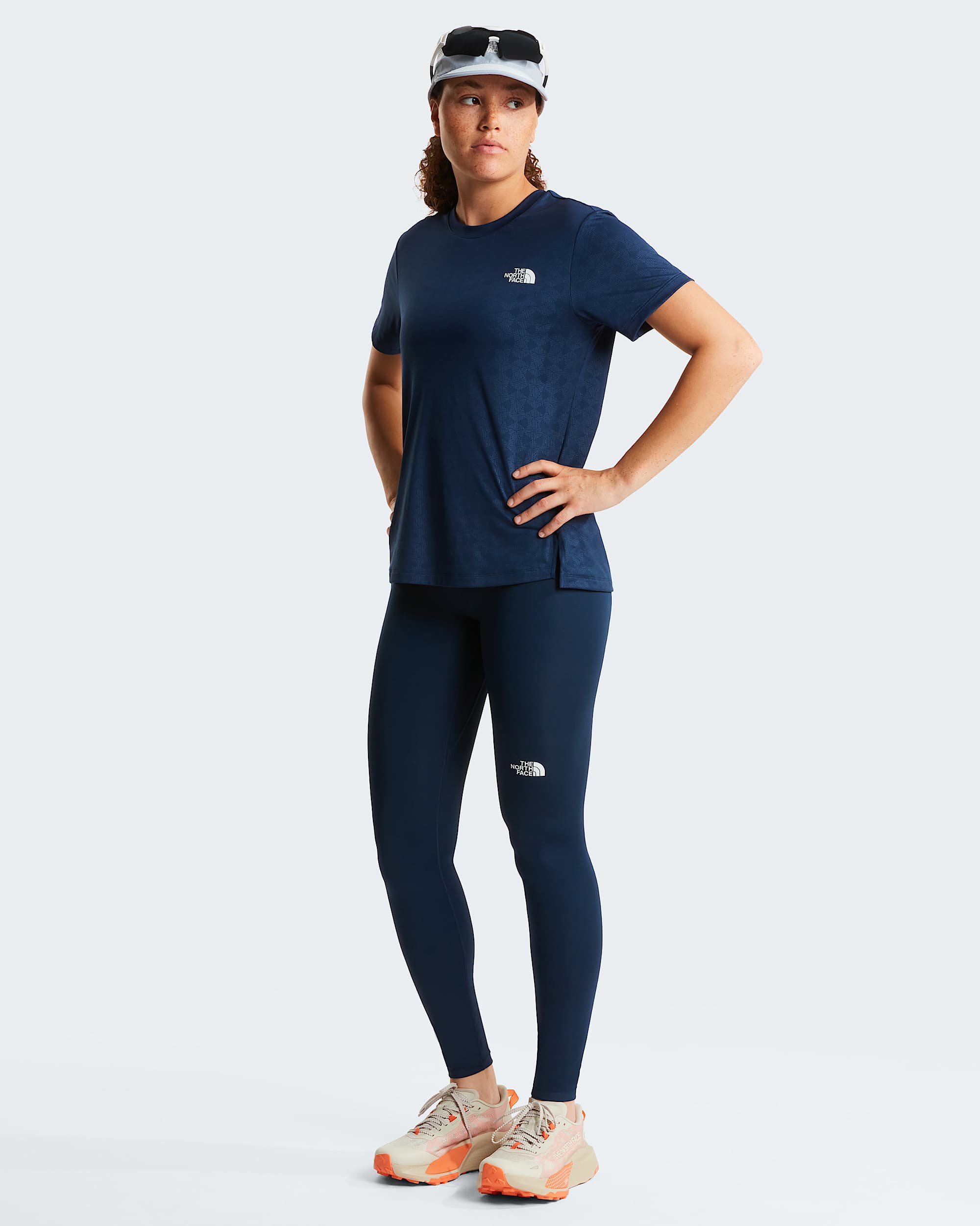 Womens Flex Geo Embossed Regular TShirt TNF ALT1