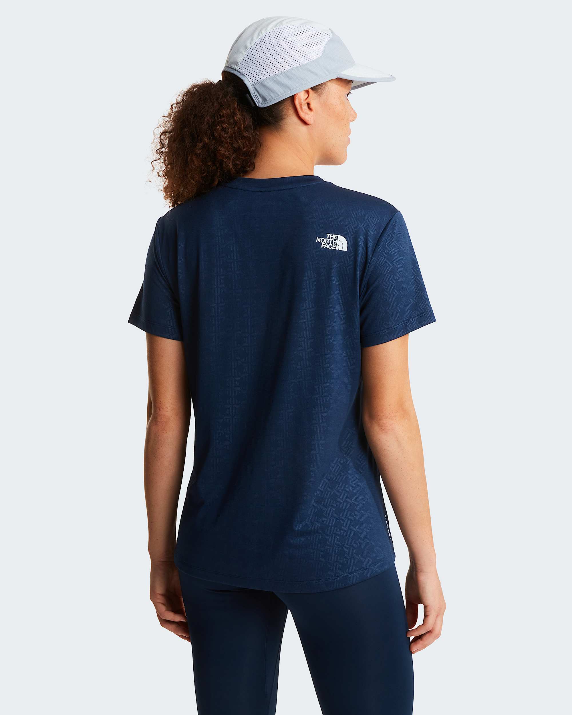 Womens Flex Geo Embossed Regular TShirt TNF ALT3