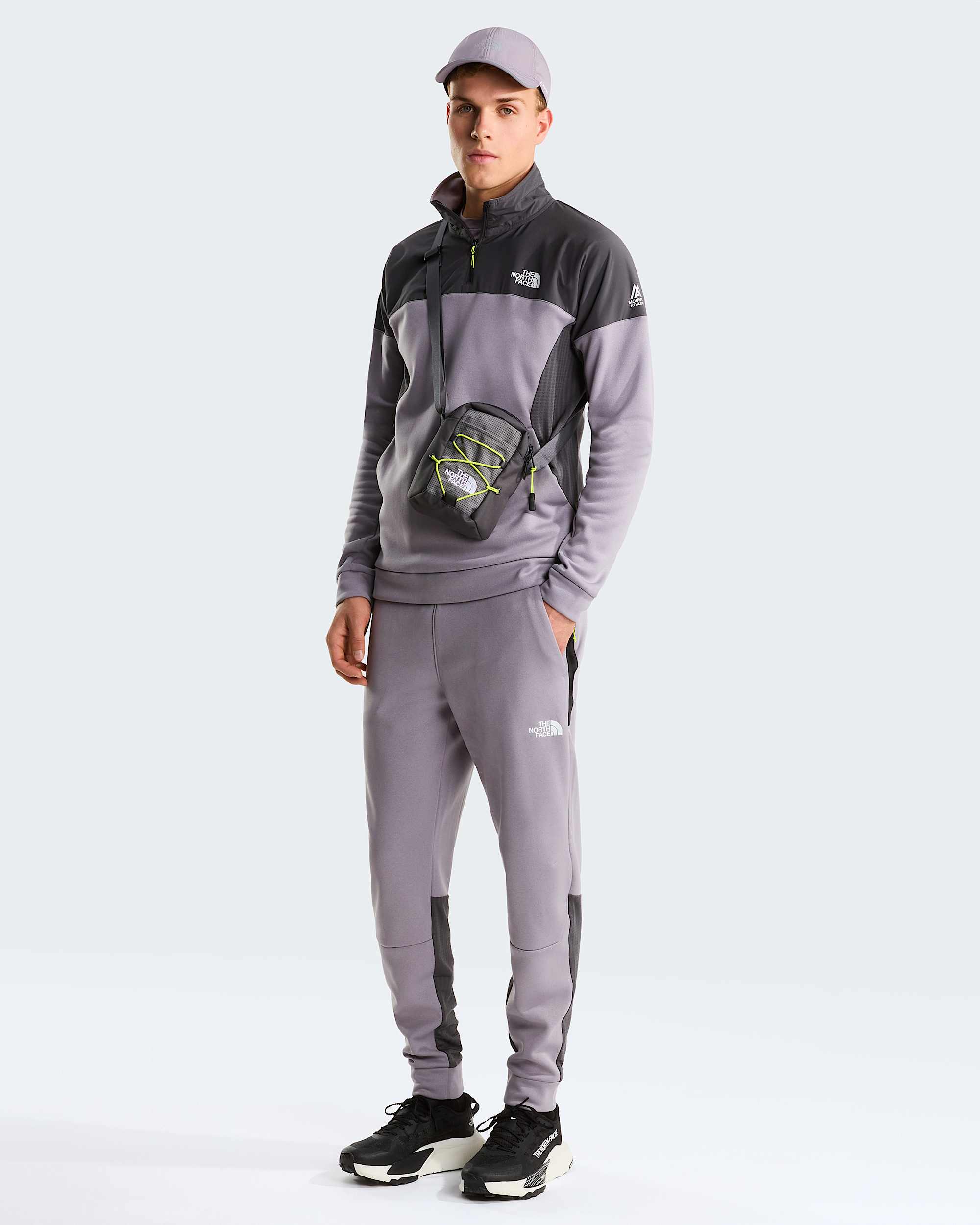 Mens Mountain Athletics 14 Zip Fleece TNF ALT1