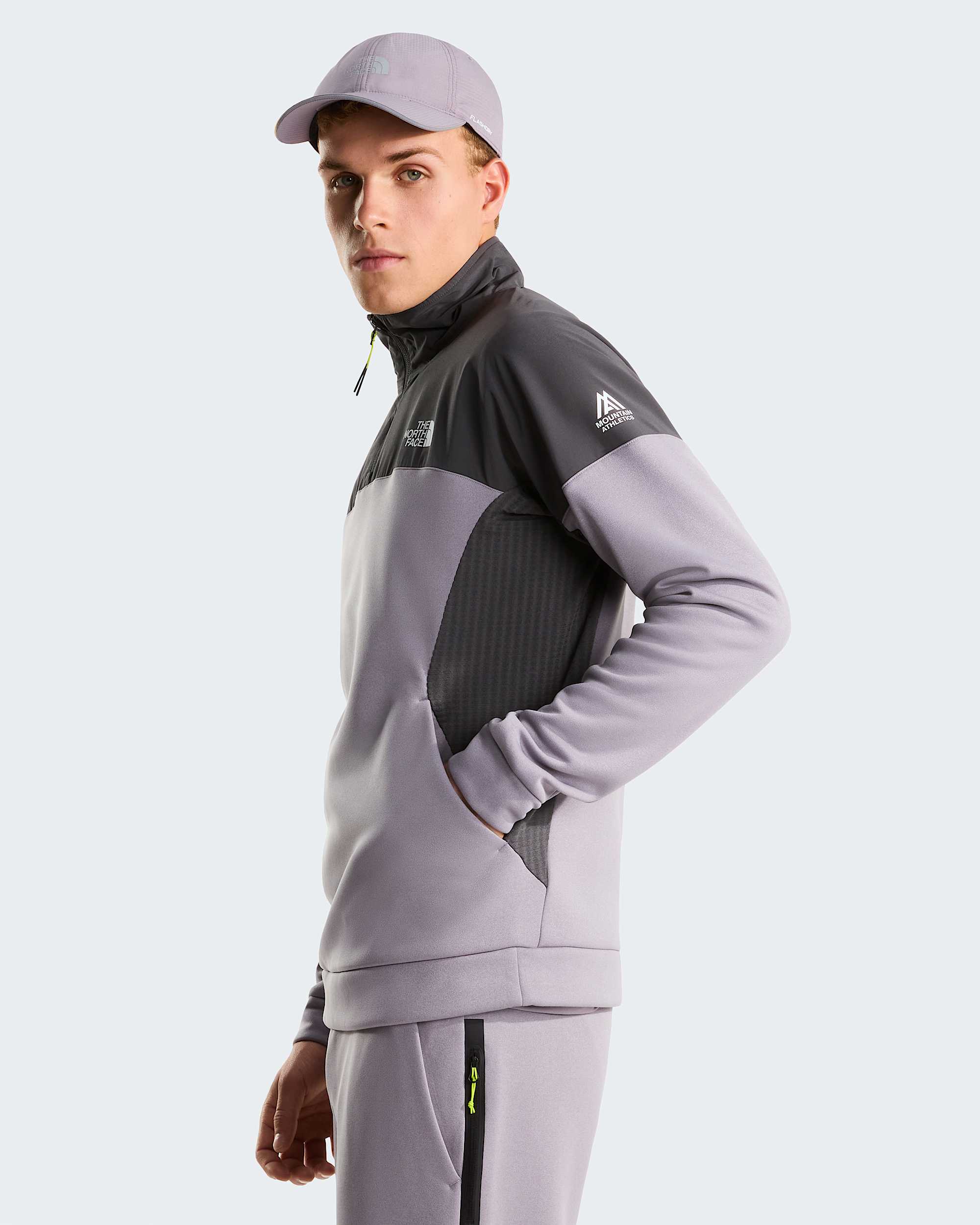 Mens Mountain Athletics 14 Zip Fleece TNF ALT2