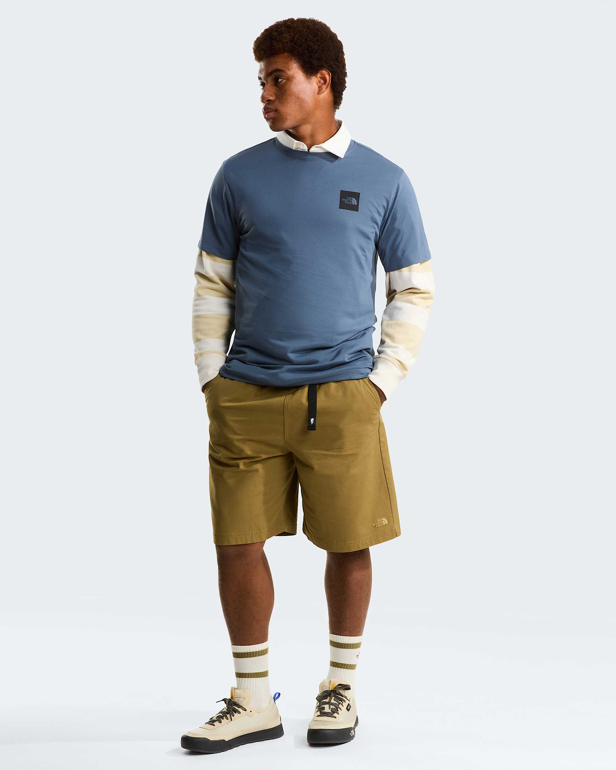 Mens Evolution Box Half Dome Regular TShirt TNF ALT1