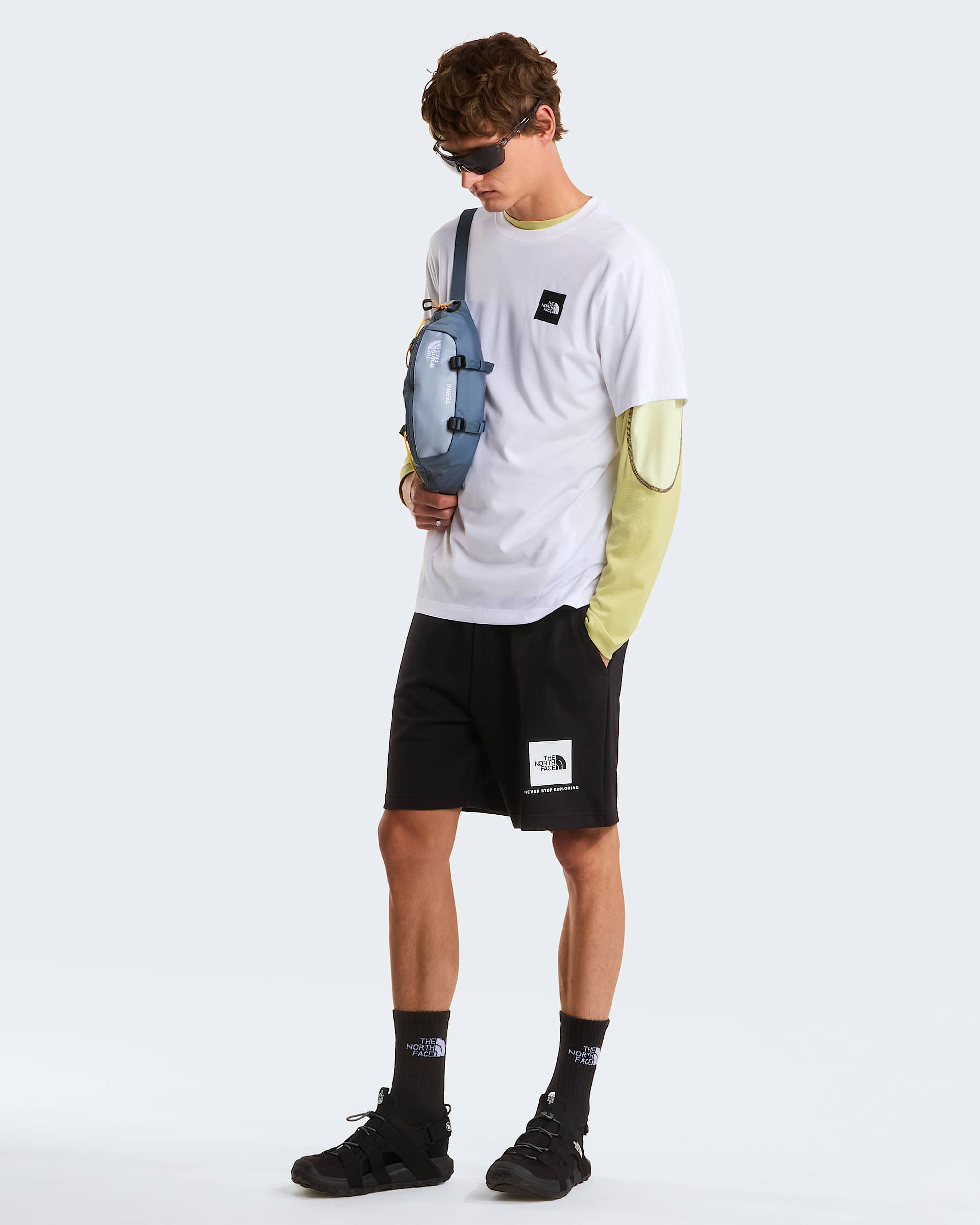 Tshirt standard Box Half Dome Evolution pour homme TNF alt1