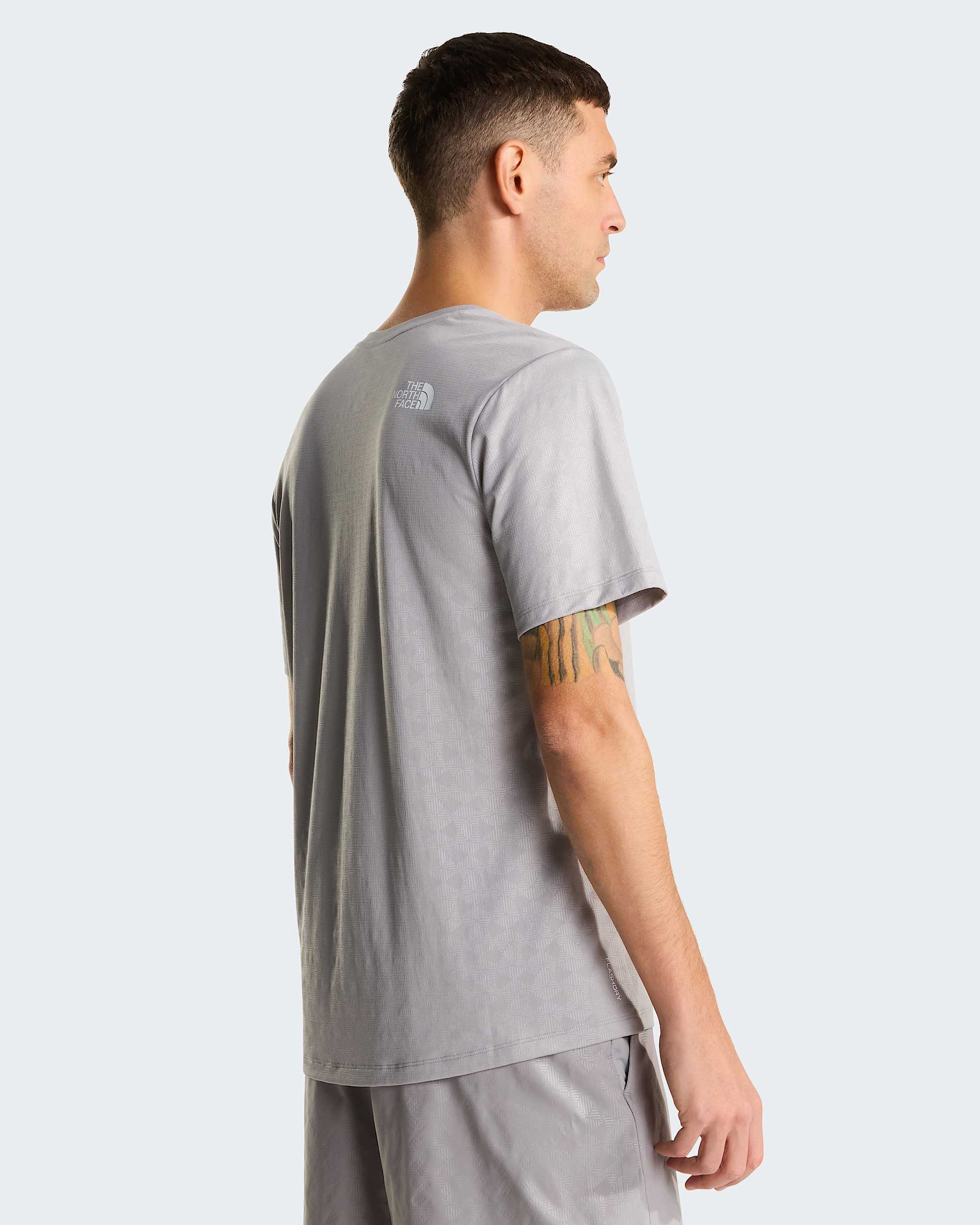 Mens 247 Pentadome Embossed Regular TShirt TNF ALT3