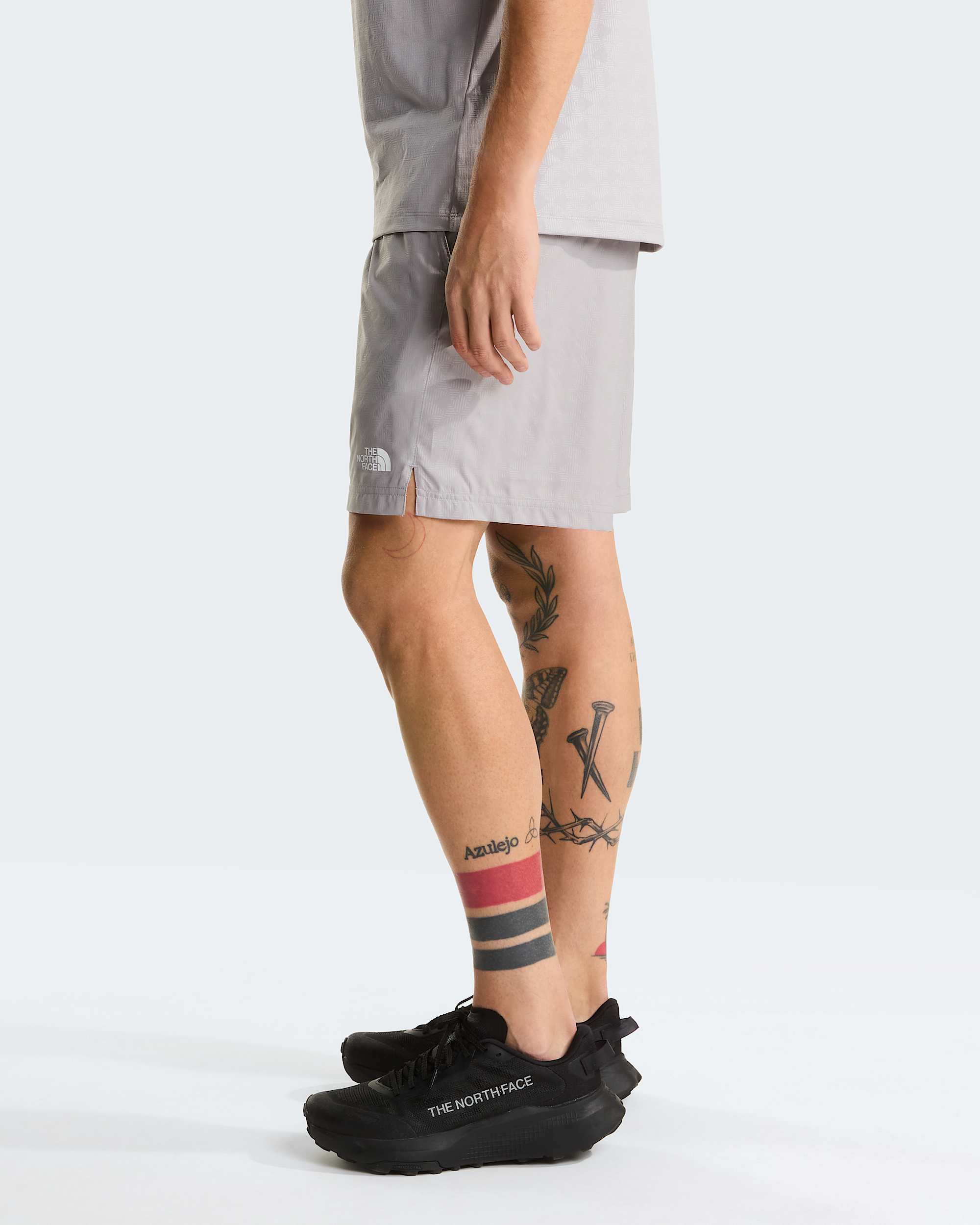 Mens 247 Pentadome Embossed 7 Shorts TNF ALT2