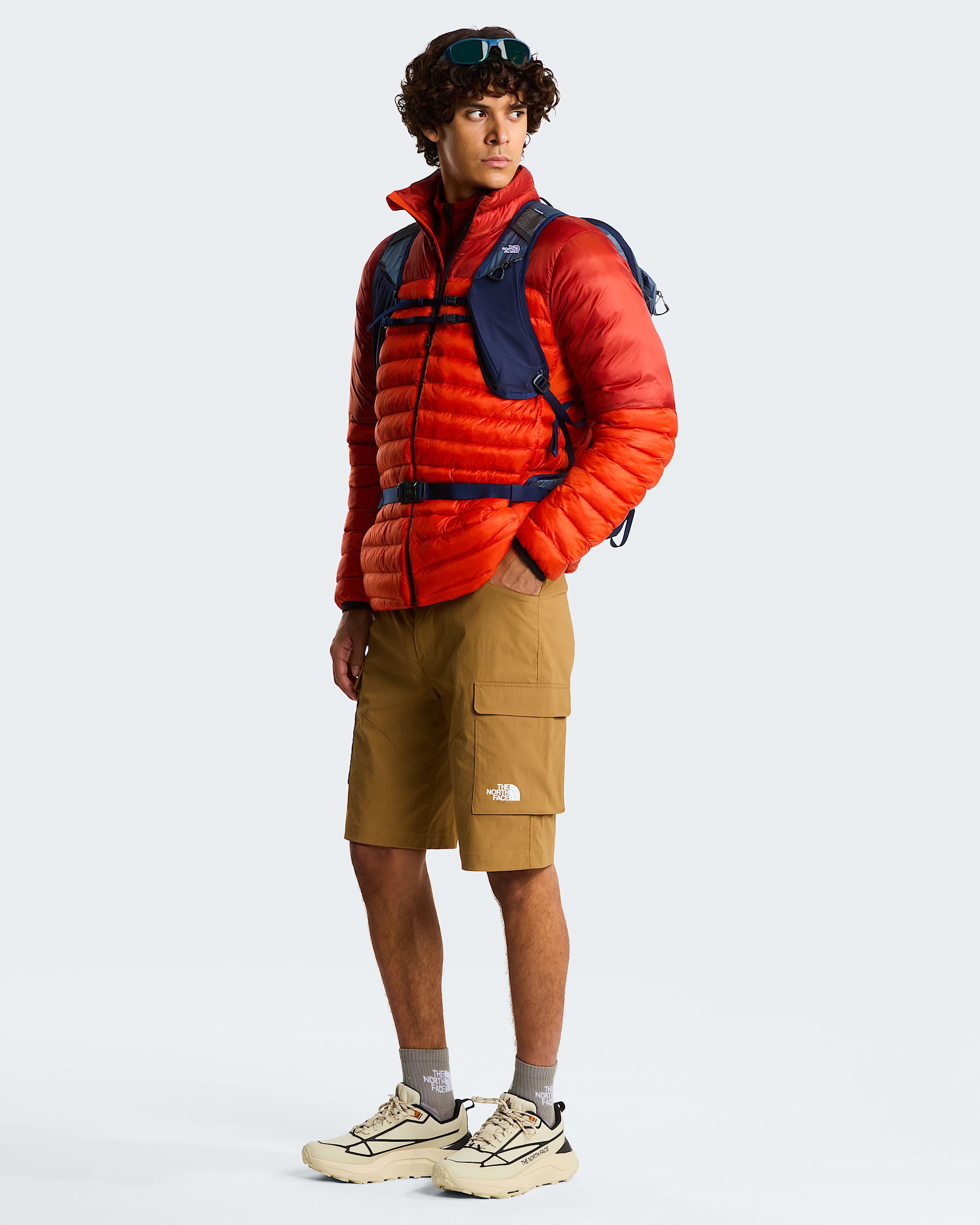 Chaqueta Terra Peak para hombre TNF Lava RedIron Clay ALT1