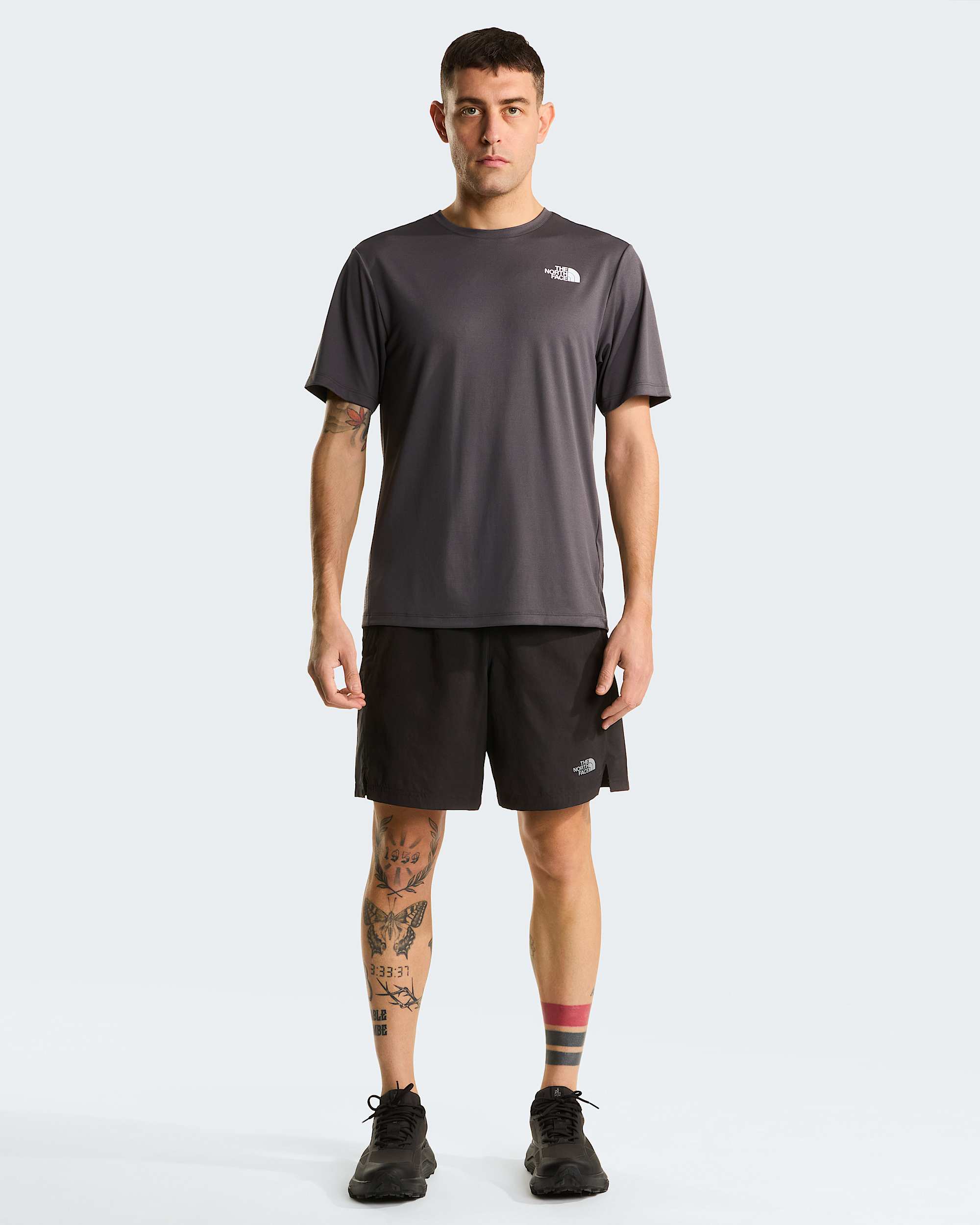Mens 247 TShirt TNF Anthracite Grey ALT1