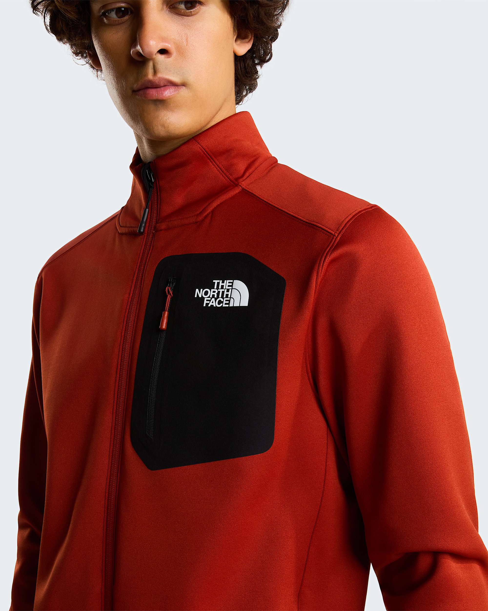 Crest Fleece mit durchgehendem RV fr Herren TNF Iron ClayTNF Black ALT5