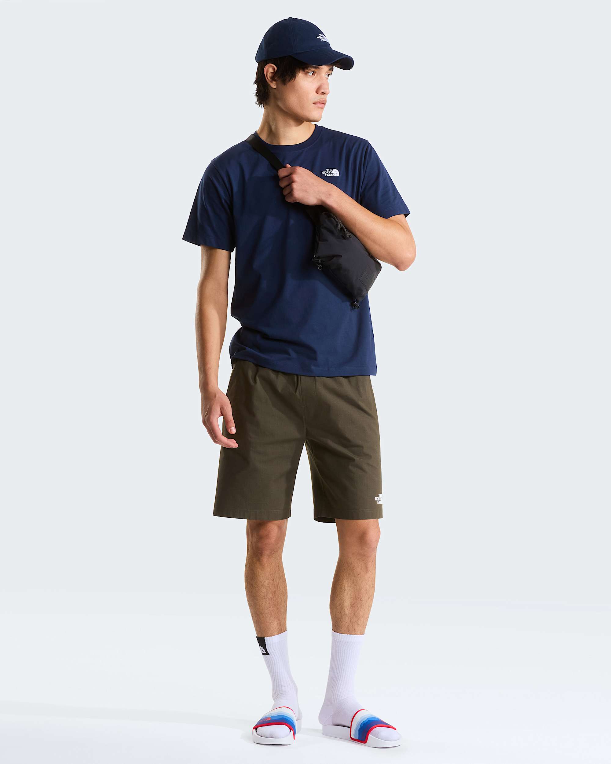 Ciabatte Base Camp III da uomo TNF Sky Scene PrintTNF White ALT4
