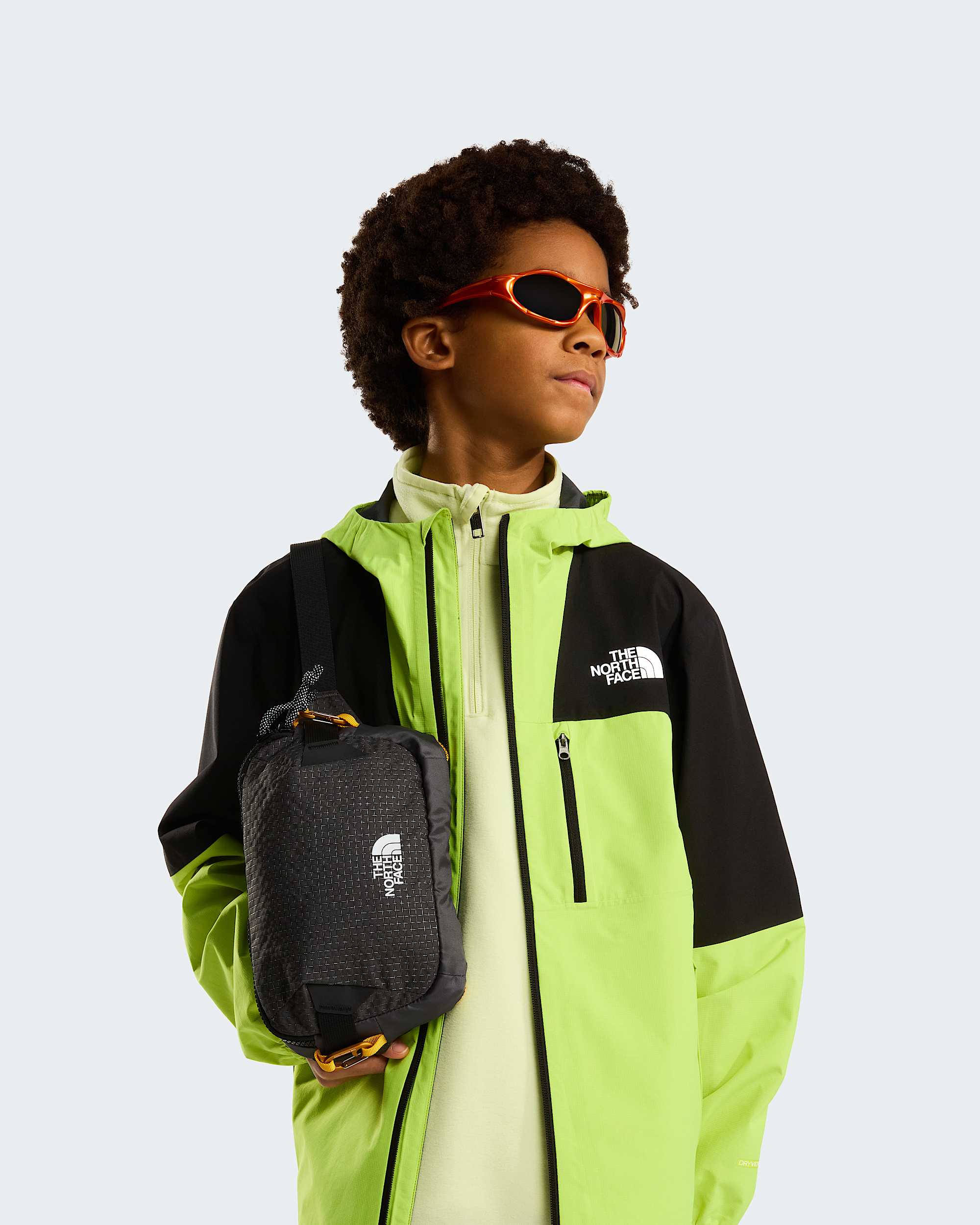 Glacier Fleece mit 14langem RV fr Jugendliche TNF Lemon Mist ALT5