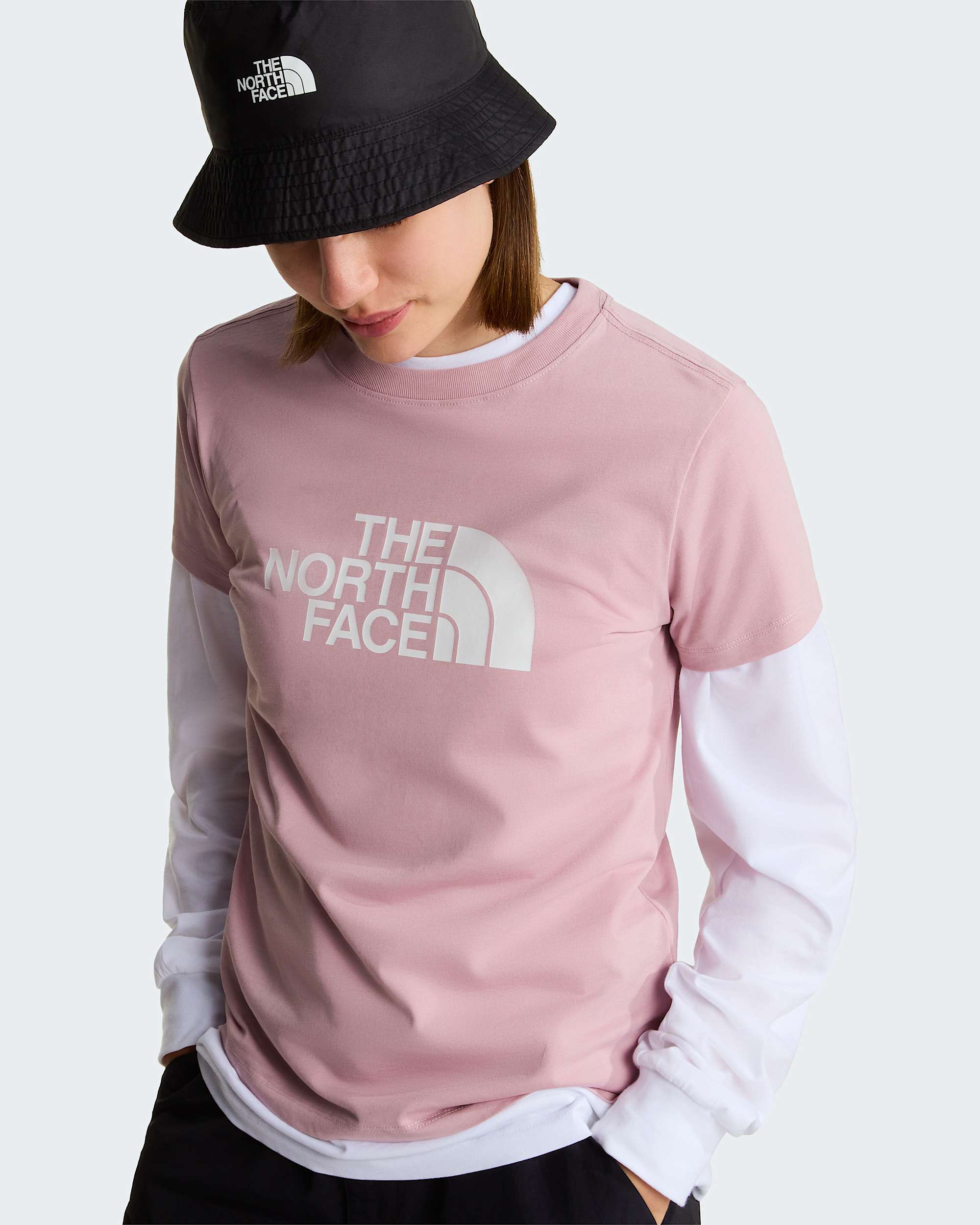 Evolution Half Dome schmal geschnittenes TShirt fr Damen TNF ALT5