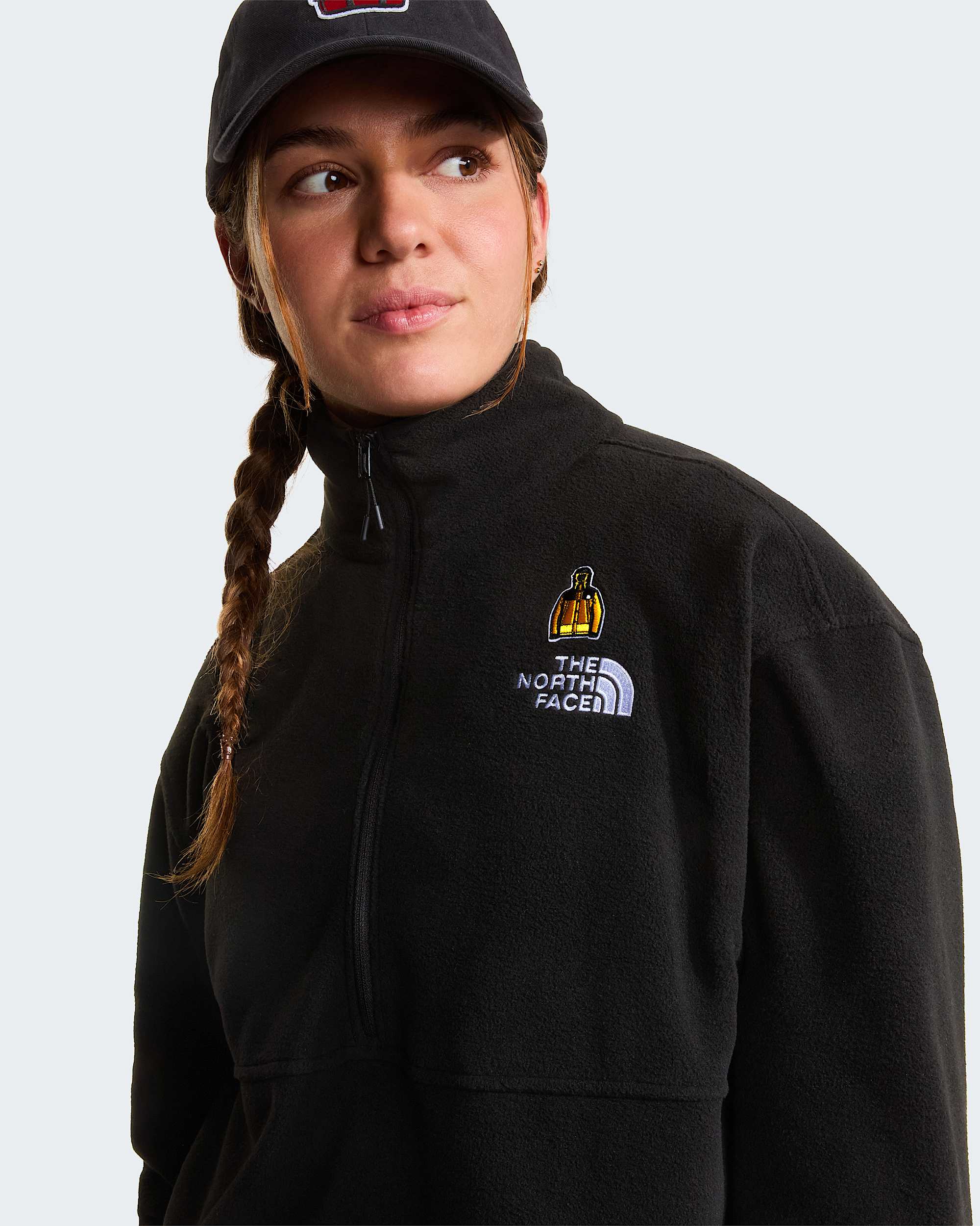 Polaire courte Glacier 60e anniversaire pour femme TNF TNF Black ALT4