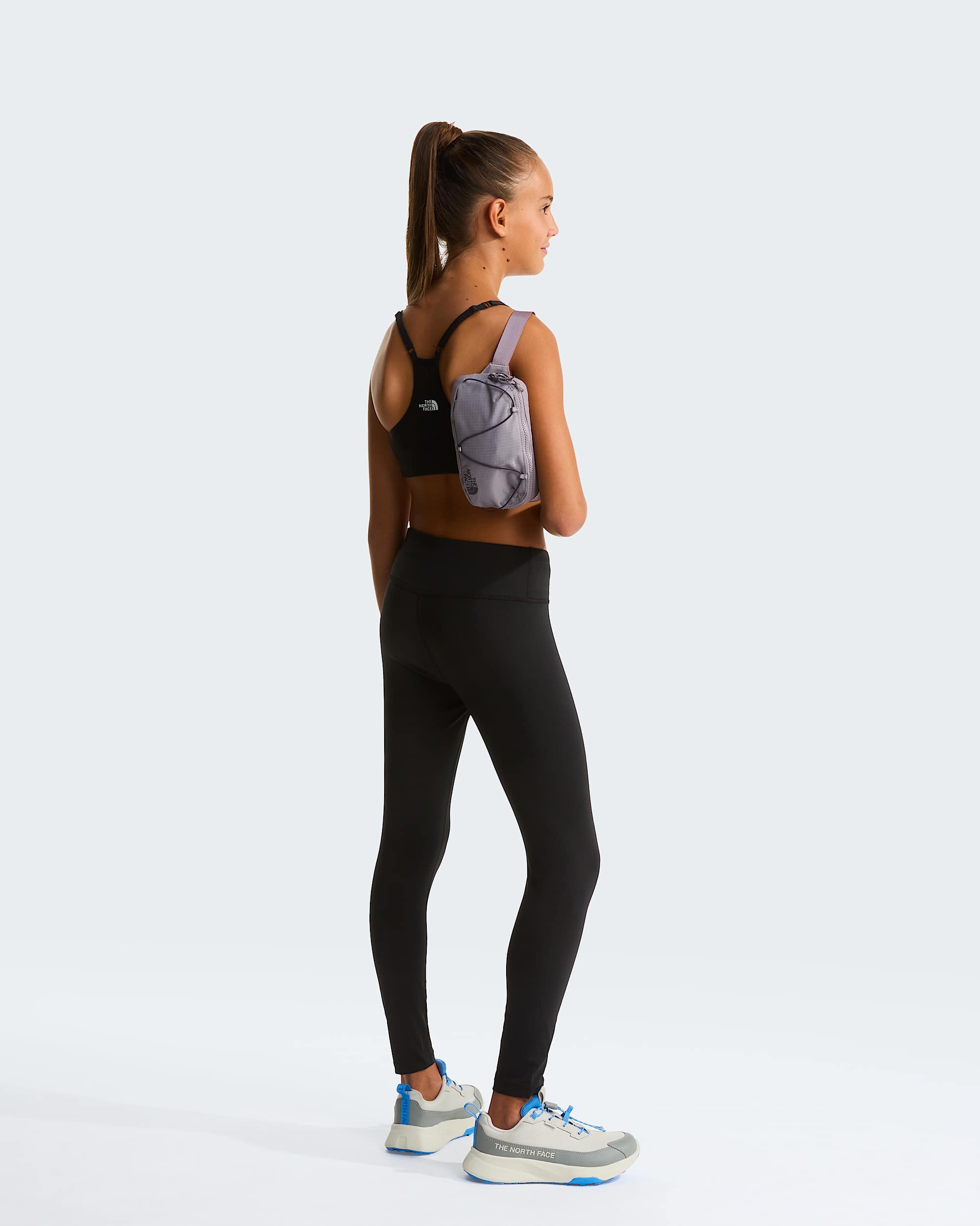 Reggiseno sportivo Flex da ragazza TNF ALT1