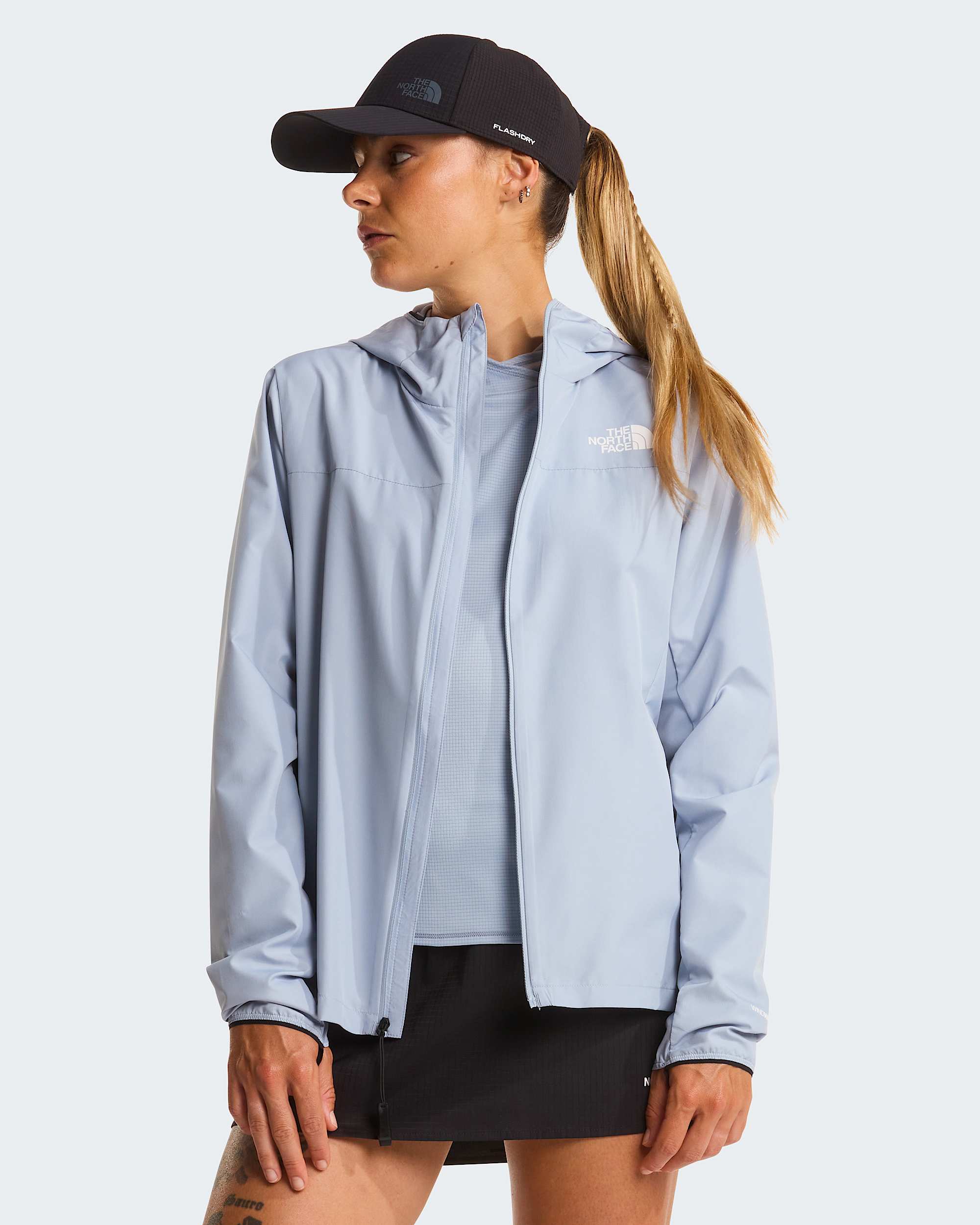Womens Fontanales Wind Jacket TNF ALT4