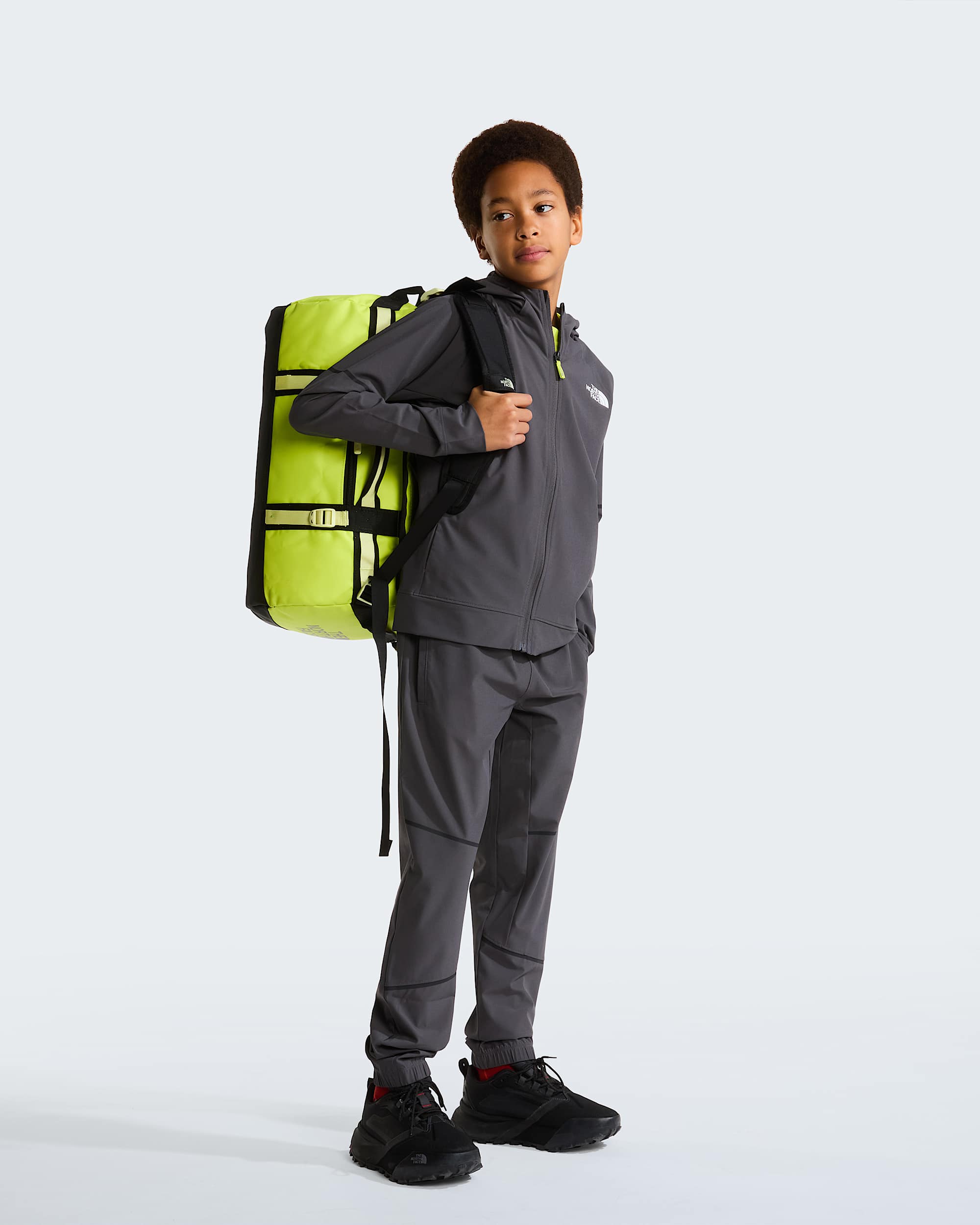 Tkan kalhoty Mountain Athletics pro mlad TNF Anthracite Grey ALT1