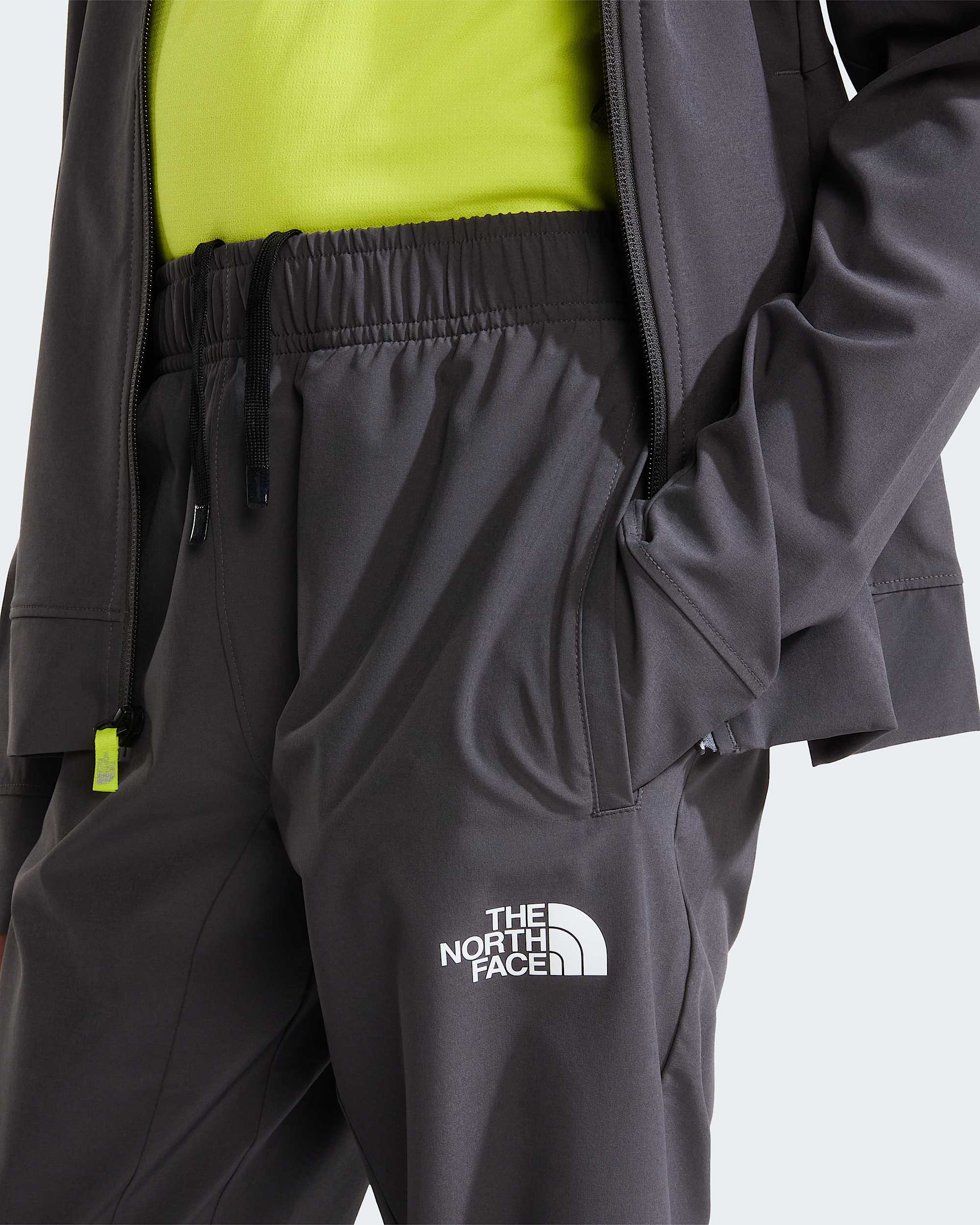 Tkan kalhoty Mountain Athletics pro mlad TNF Anthracite Grey ALT4
