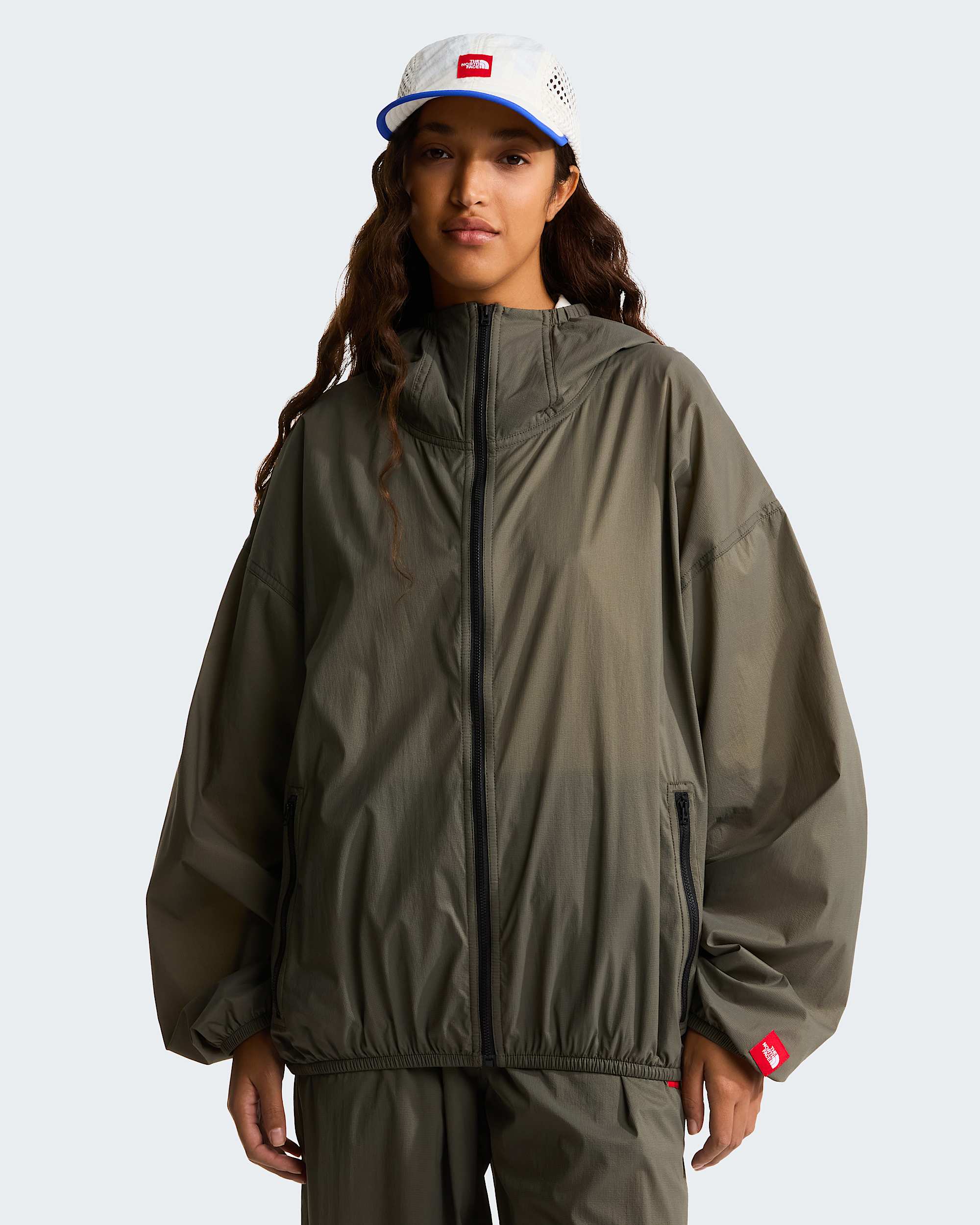 Unisex Red Box Packable Hooded Wind Jacket TNF alt12