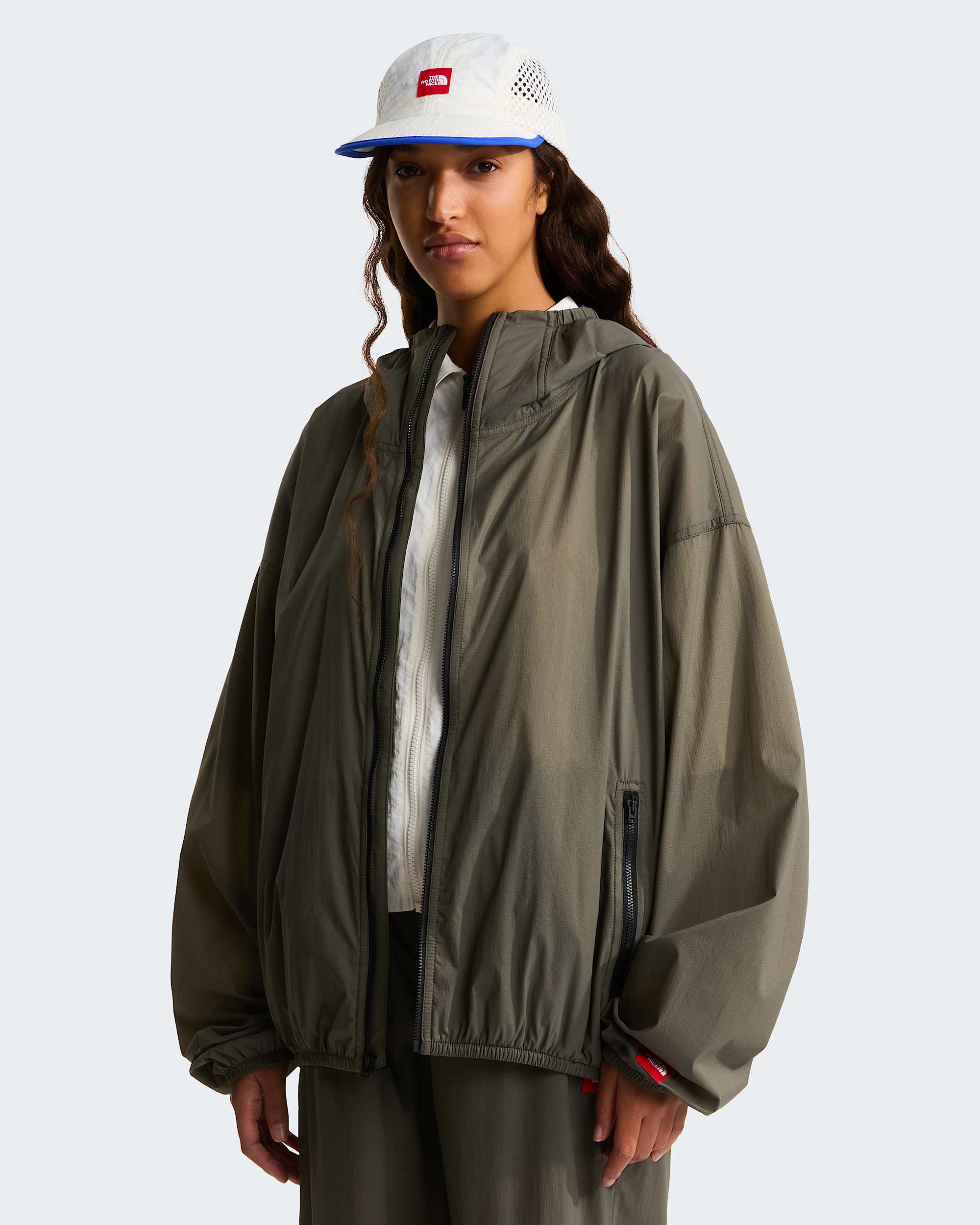 Unisex Red Box Packable Hooded Wind Jacket TNF alt16