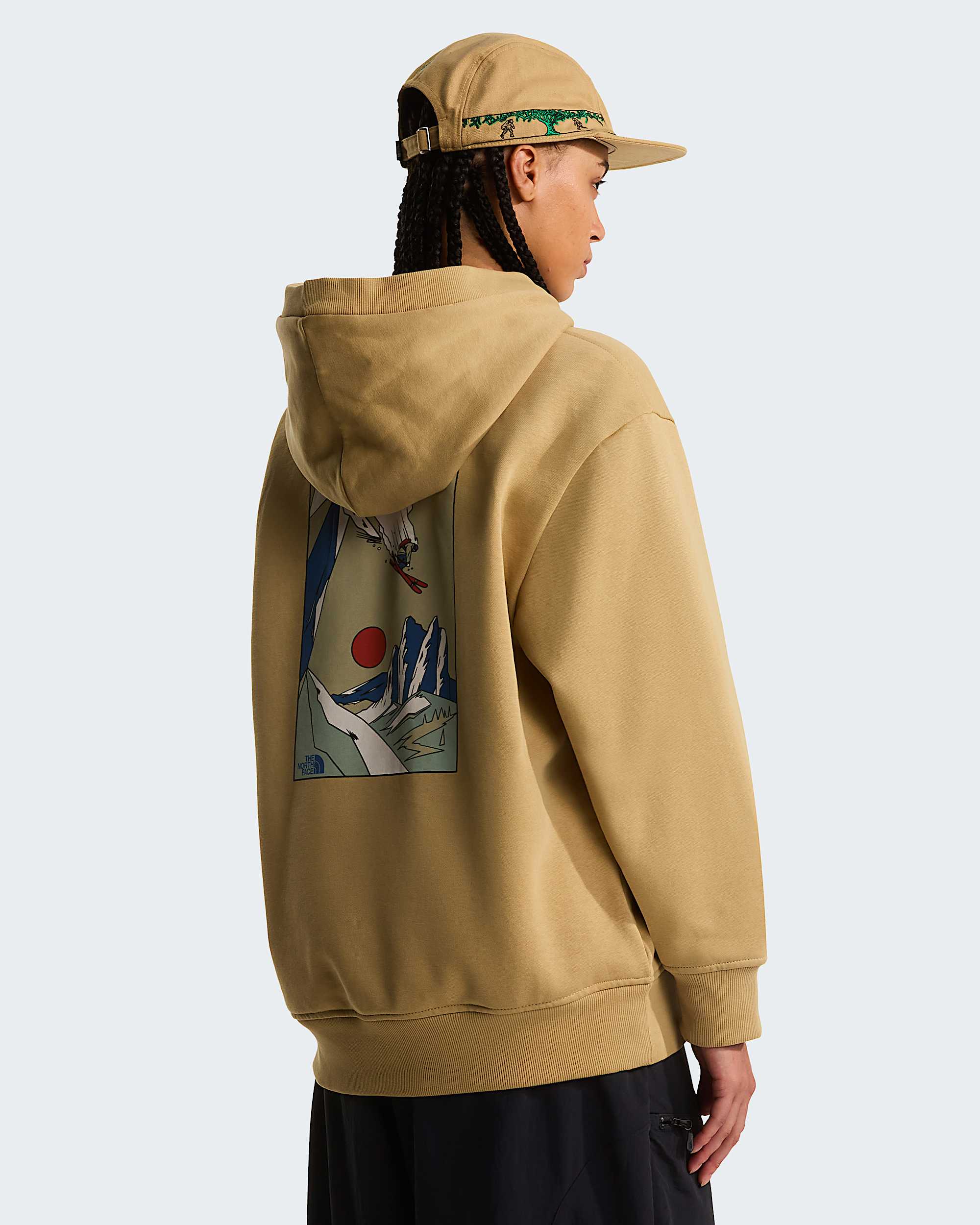 Unisex Mountain Celebration Relaxed Graphic Hoodie TNF ALT10