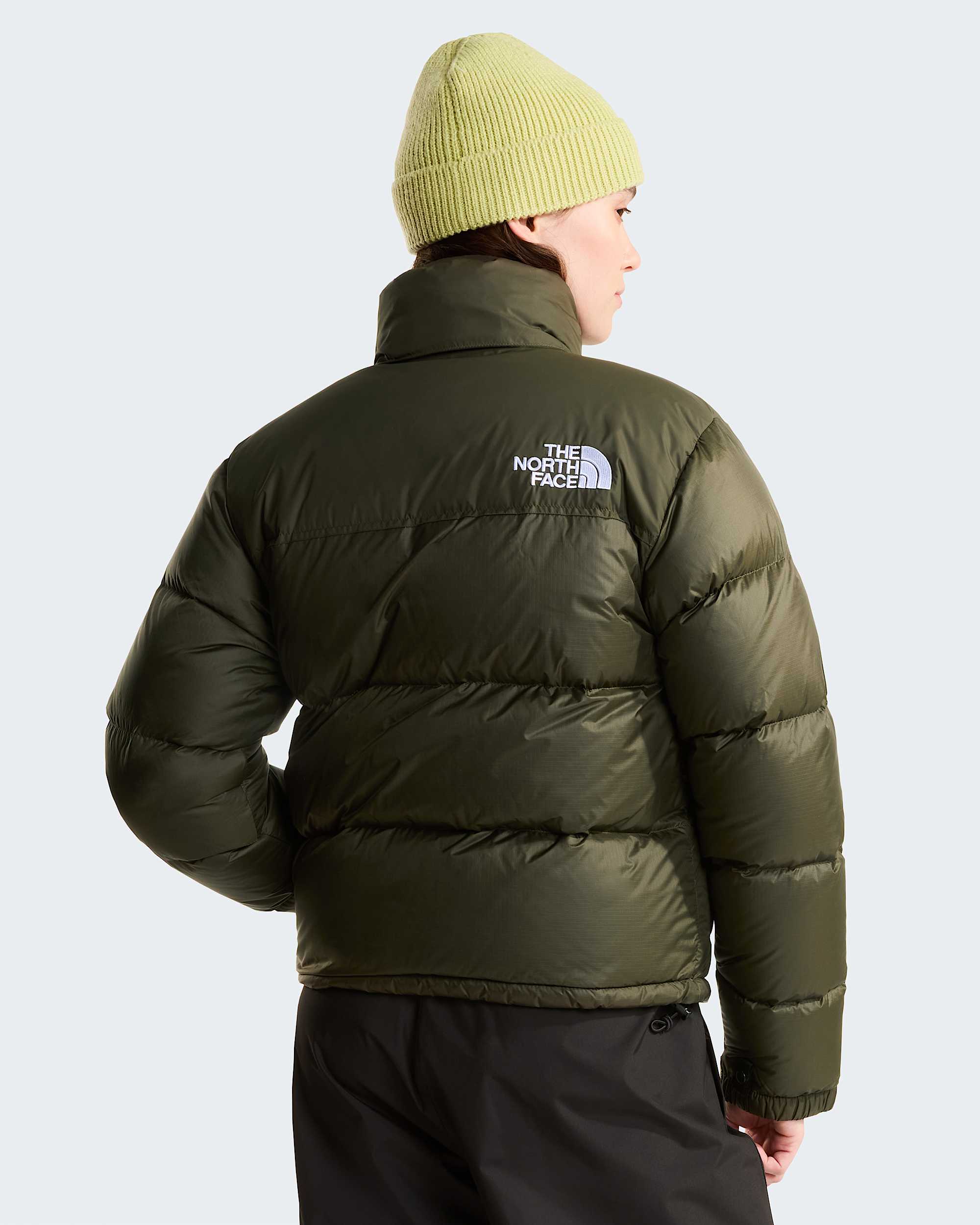 Womens 1996 Retro Nuptse Jacket TNF New Taupe Green ALT3
