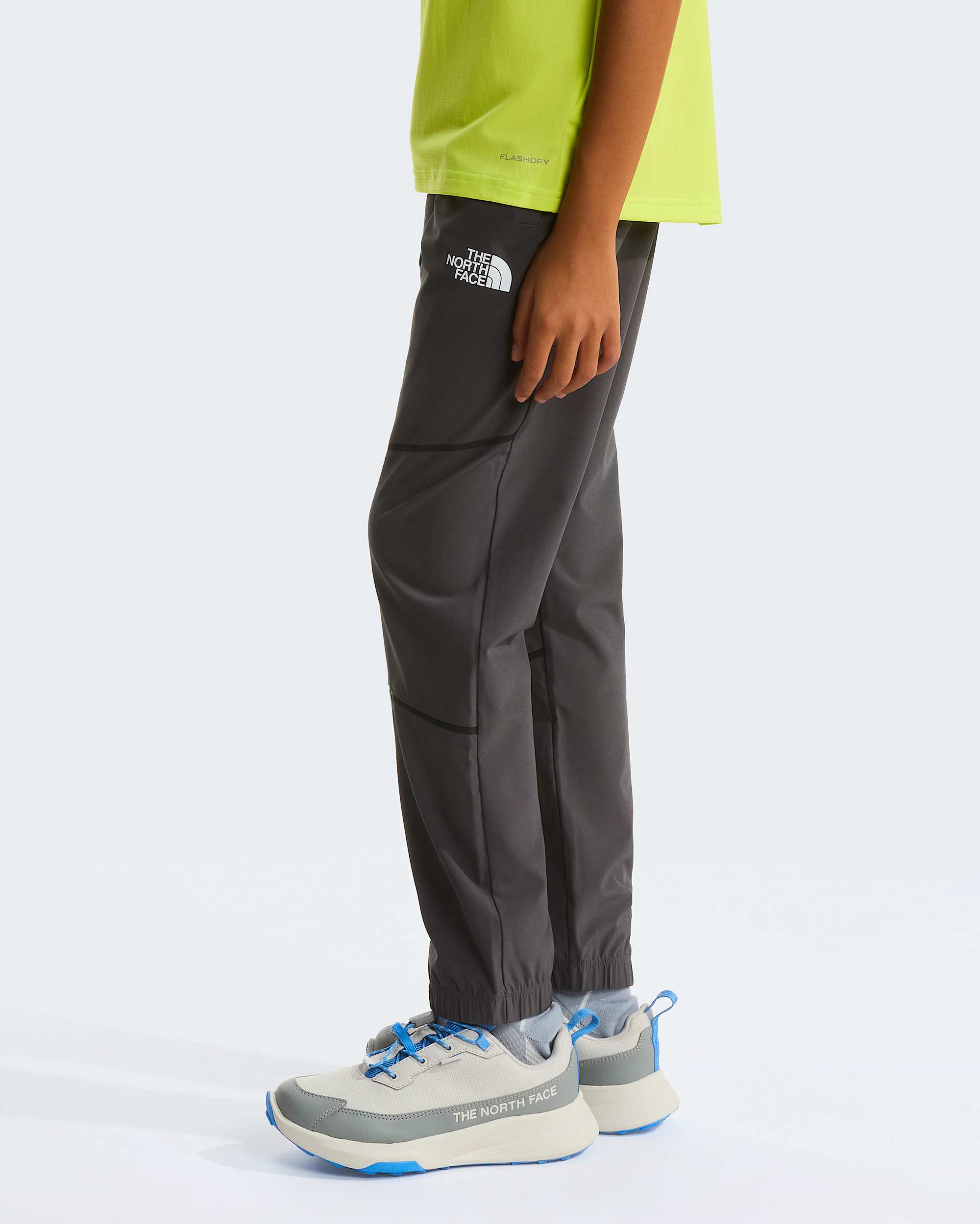 Tkan kalhoty Mountain Athletics pro mlad TNF Anthracite Grey ALT9